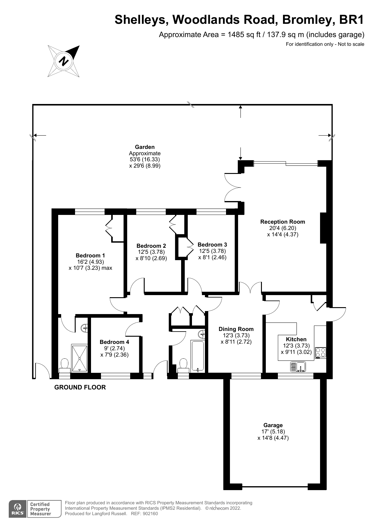 Woodlands Road, Bickley, Bromley BR1, 4 bedroom bungalow to rent