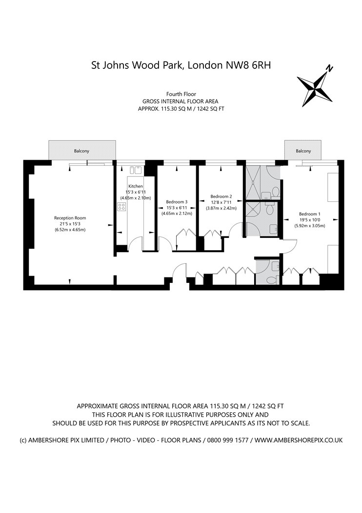 20, Walsingham, St John's Wood floorplan