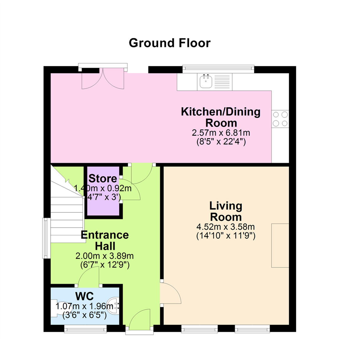 77, Millbank Grove, Ballynahinch floorplan