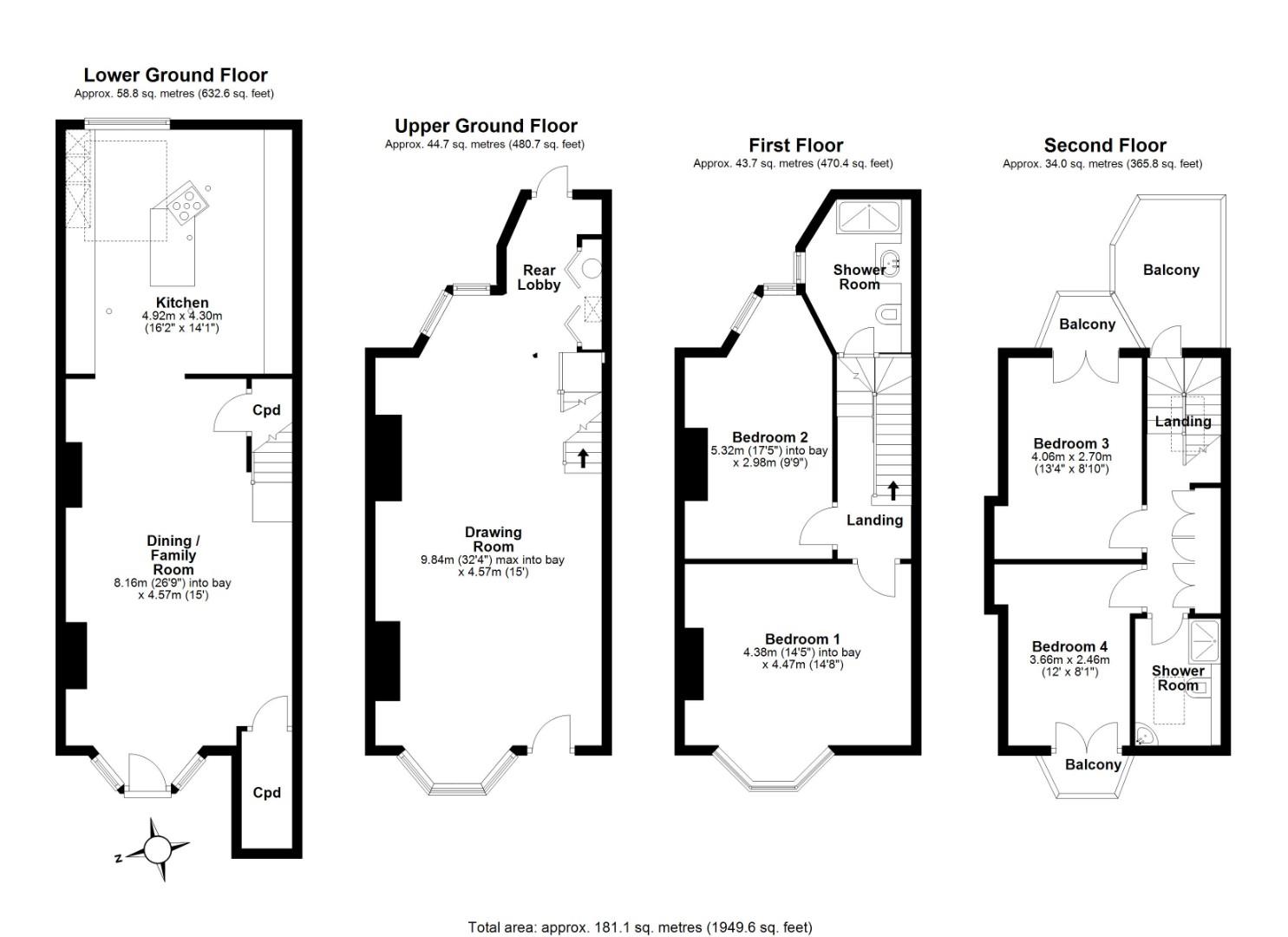 52, Eden Street, Cambridge floorplan
