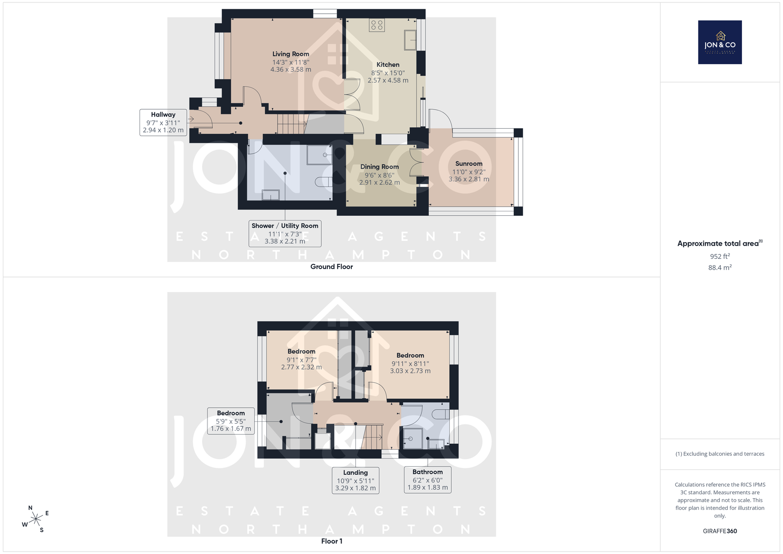 63, Manor Park, Northampton floorplan
