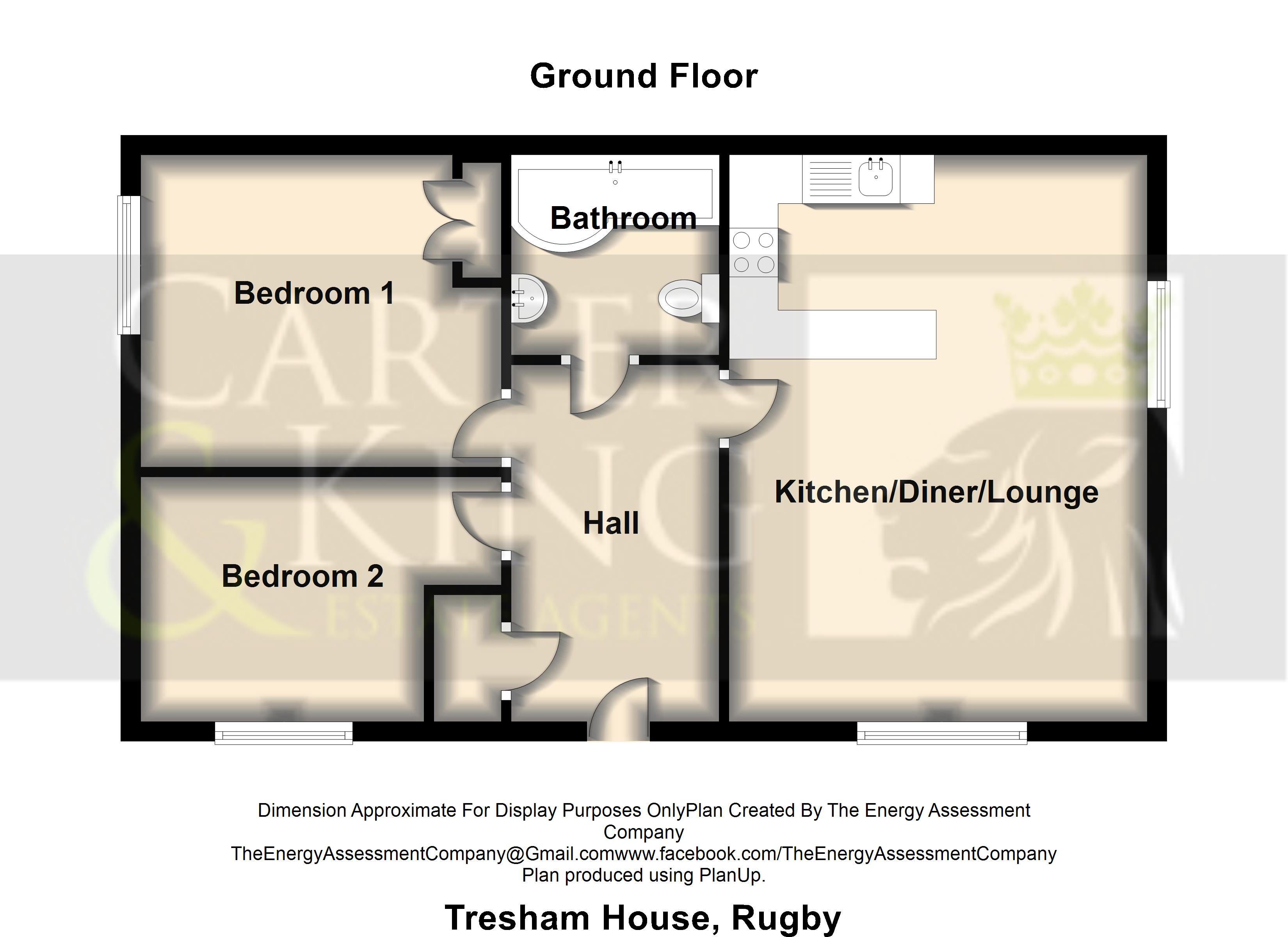 1, Tresham House, Dunchurch floorplan