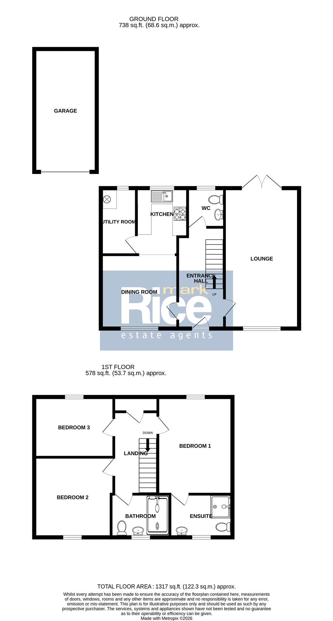 1, Houlden Way, Heckington floorplan