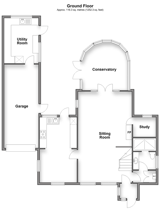 Mill Lane, Ashington floorplan