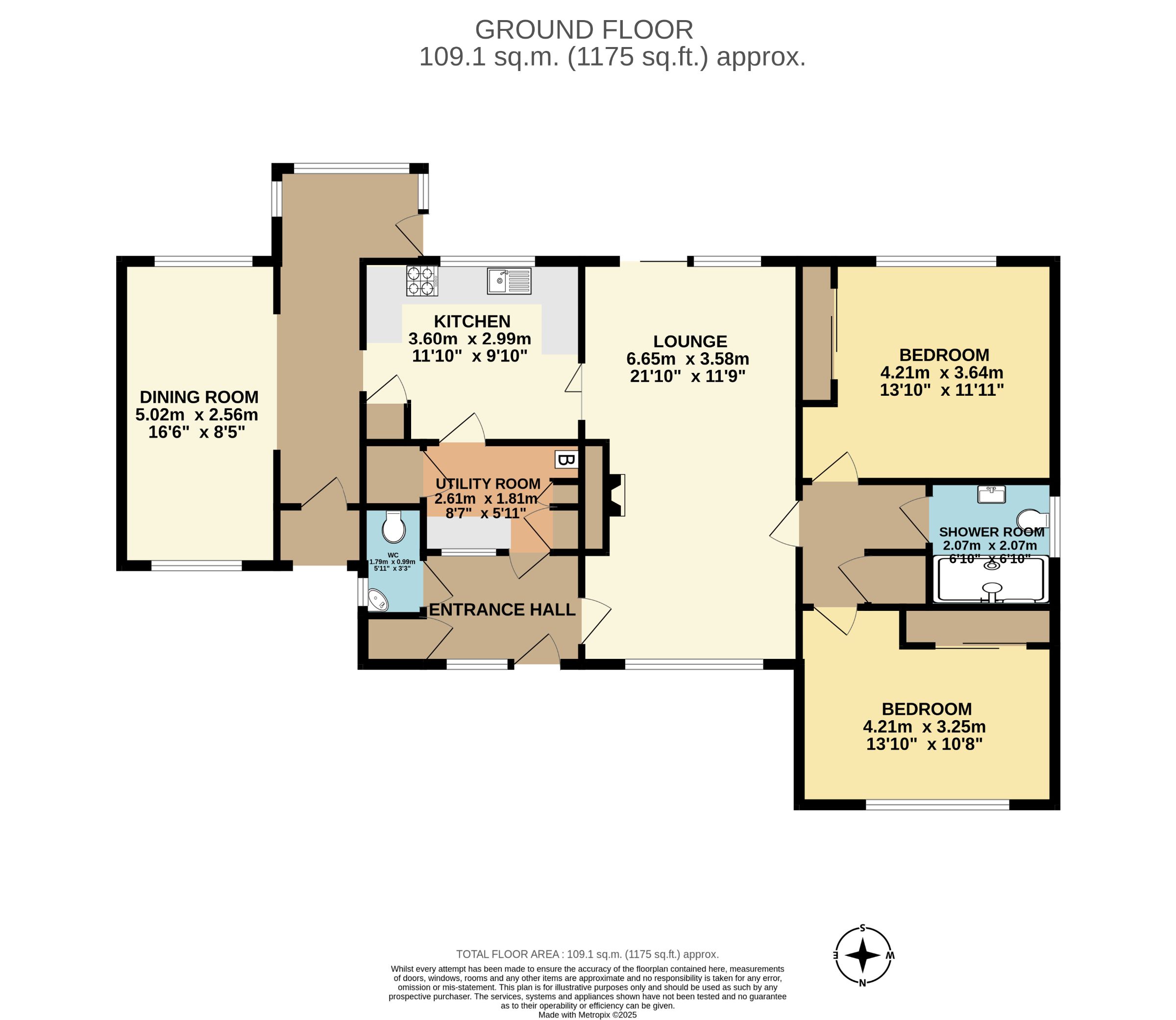 194 Penwill Way, Paignton floorplan