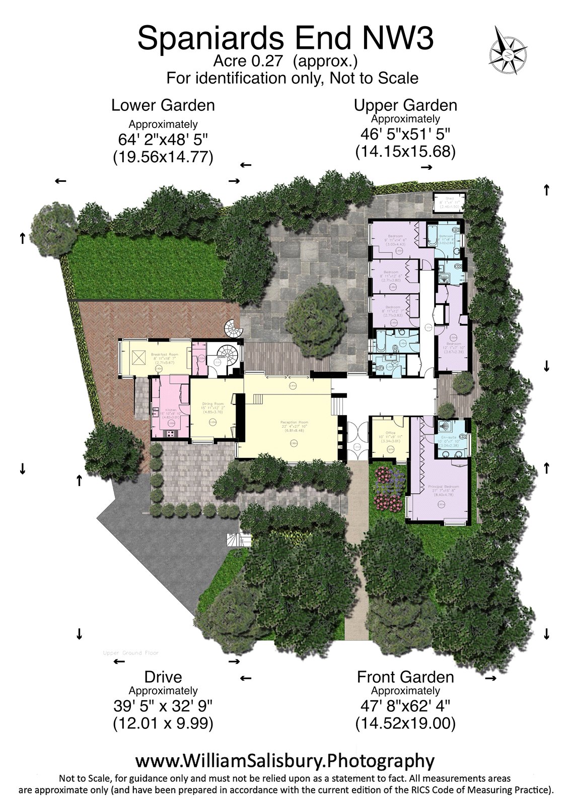 Spaniards End, London floorplan