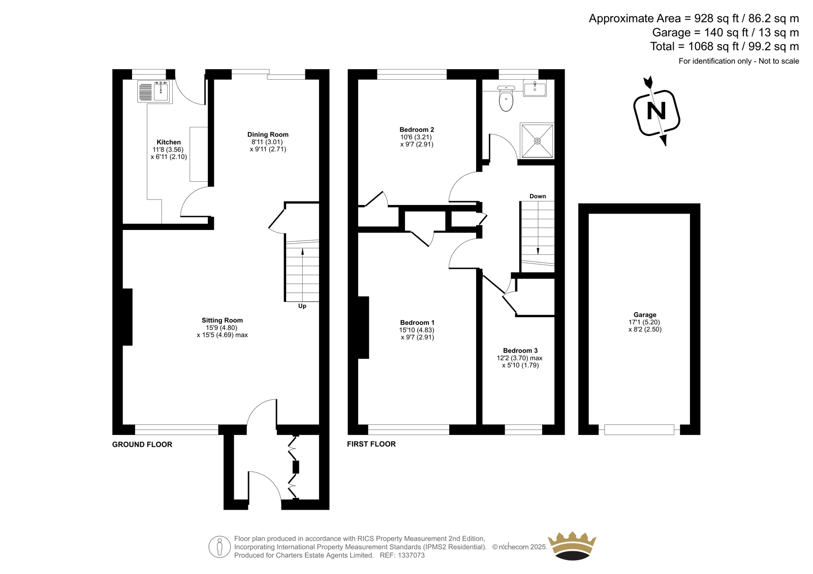 9 Arden Close floorplan