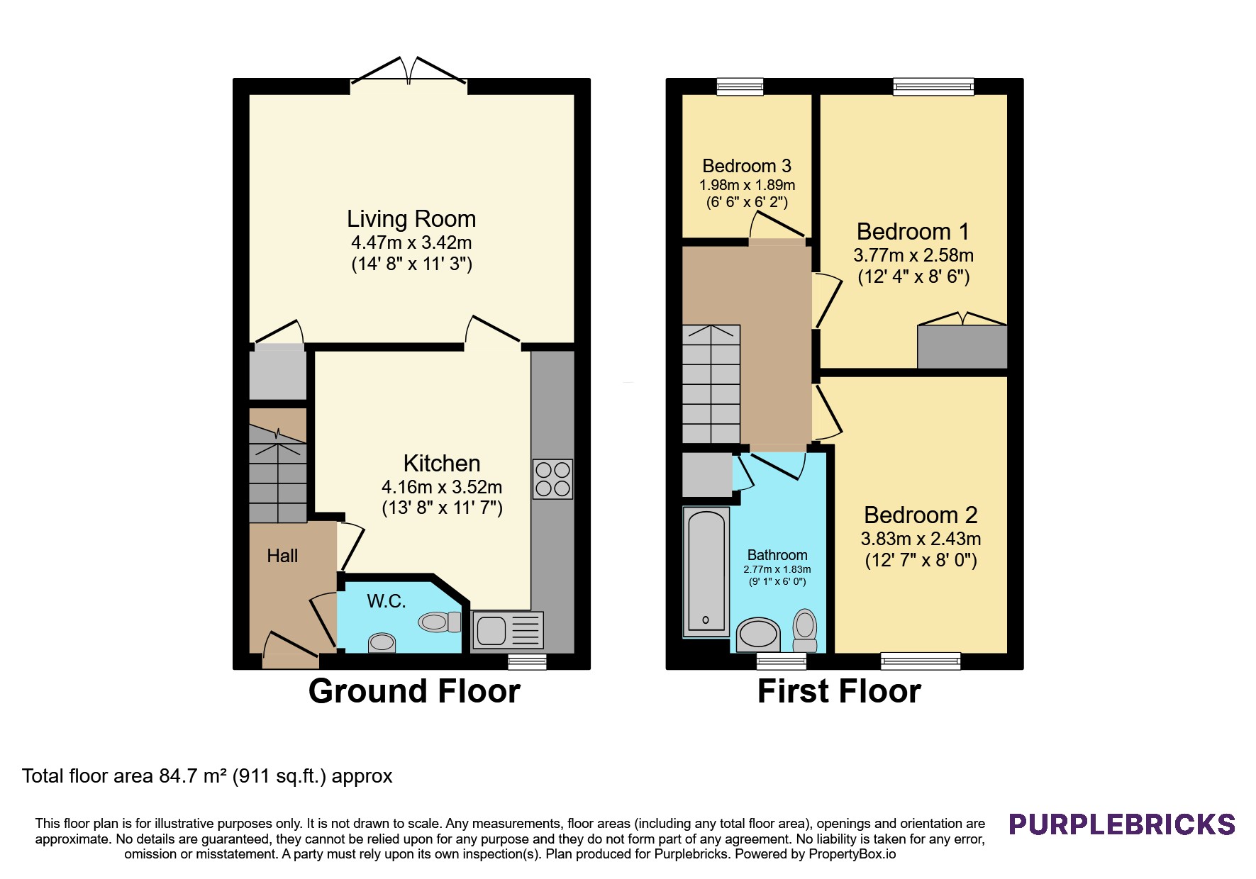 Dorset Crescent, Consett floorplan