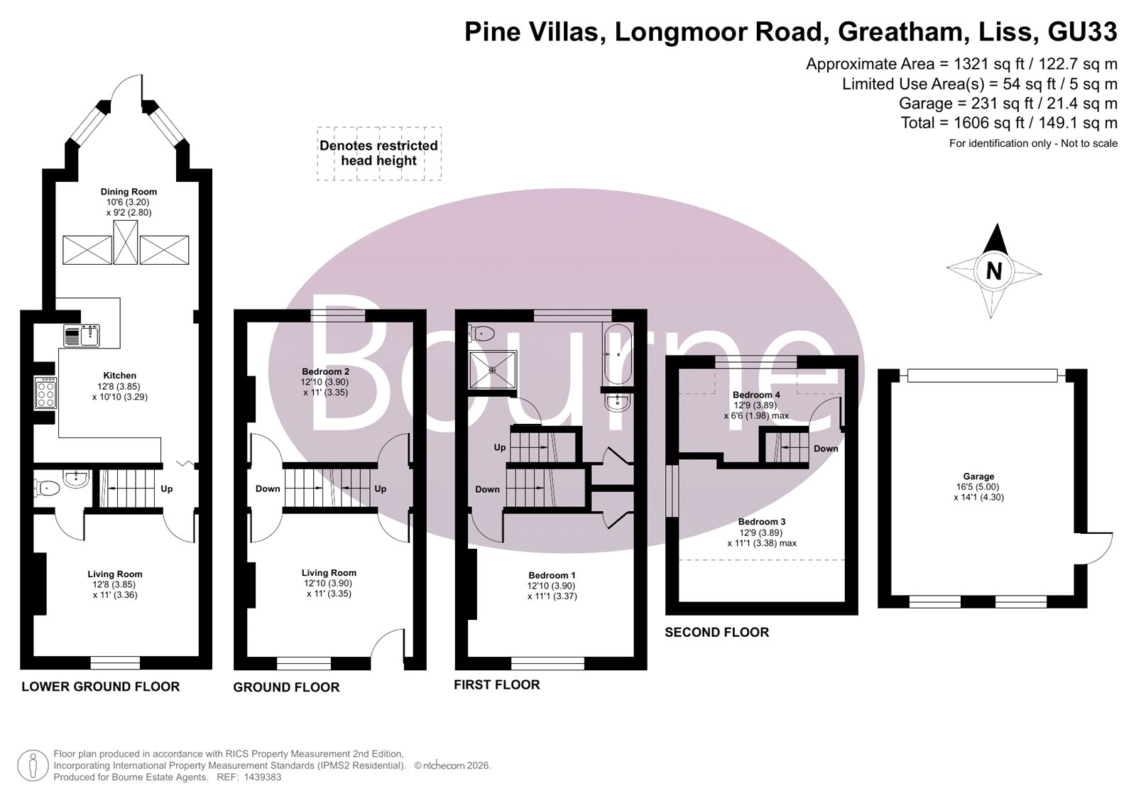 1 Pine Villas,, Longmoor Road, Liss floorplan
