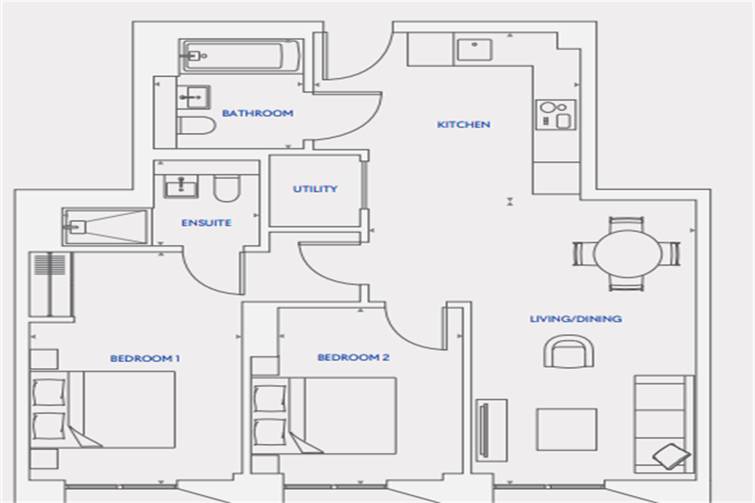 5, Red, Salford floorplan