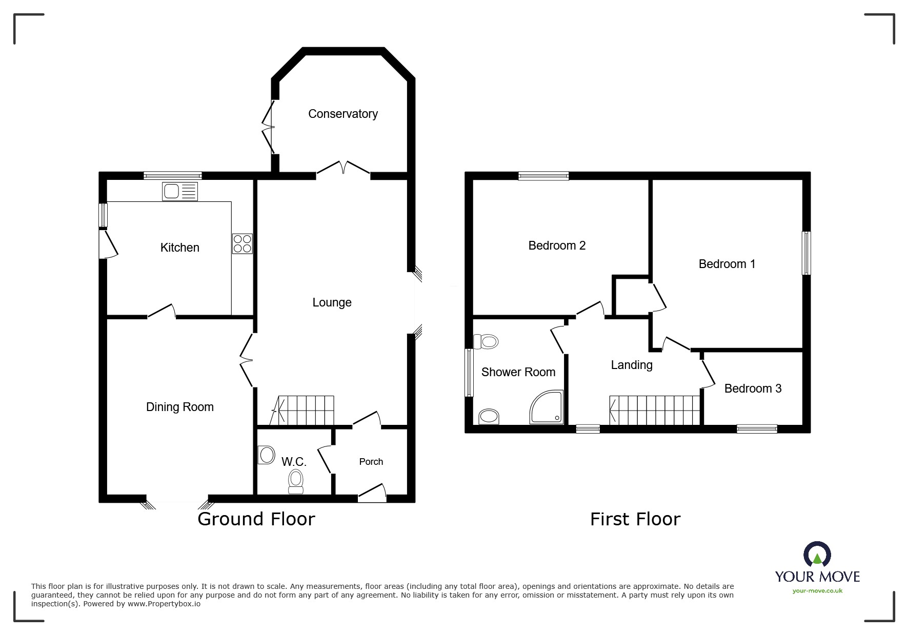 1, Willowfields Road, Warwickshire floorplan
