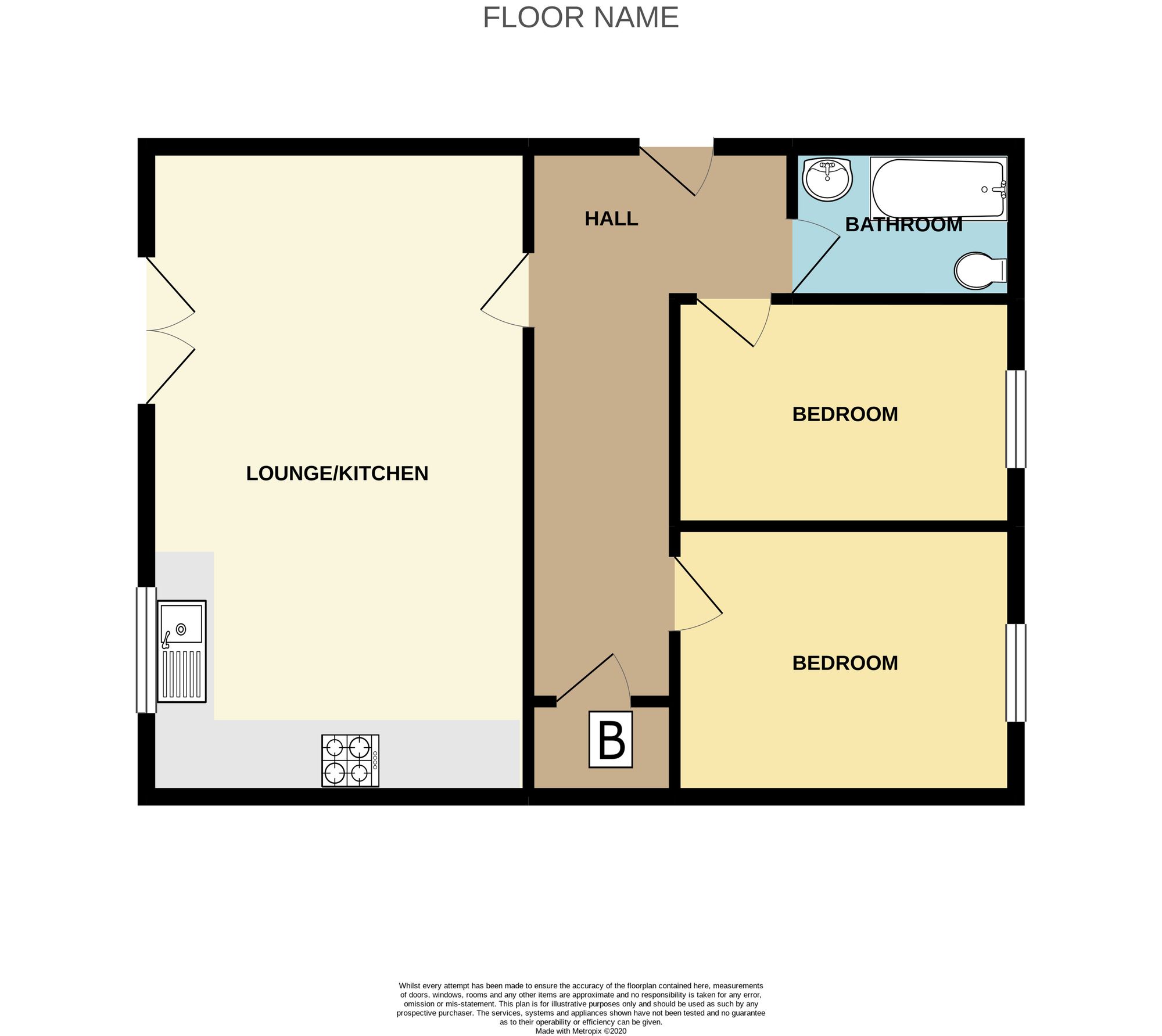 Apt 41, The Quays, Ormskirk floorplan