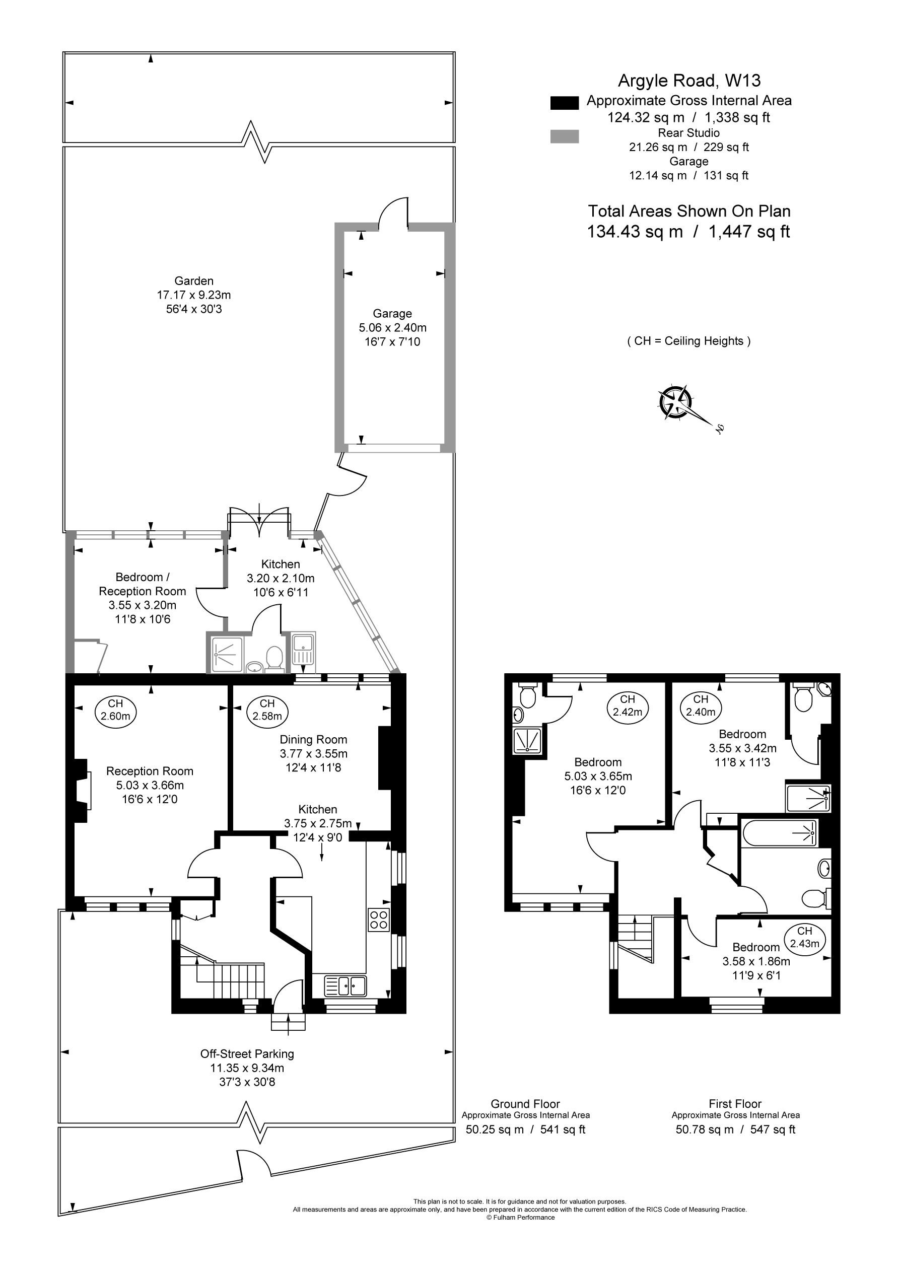 183, Argyle Road, London floorplan