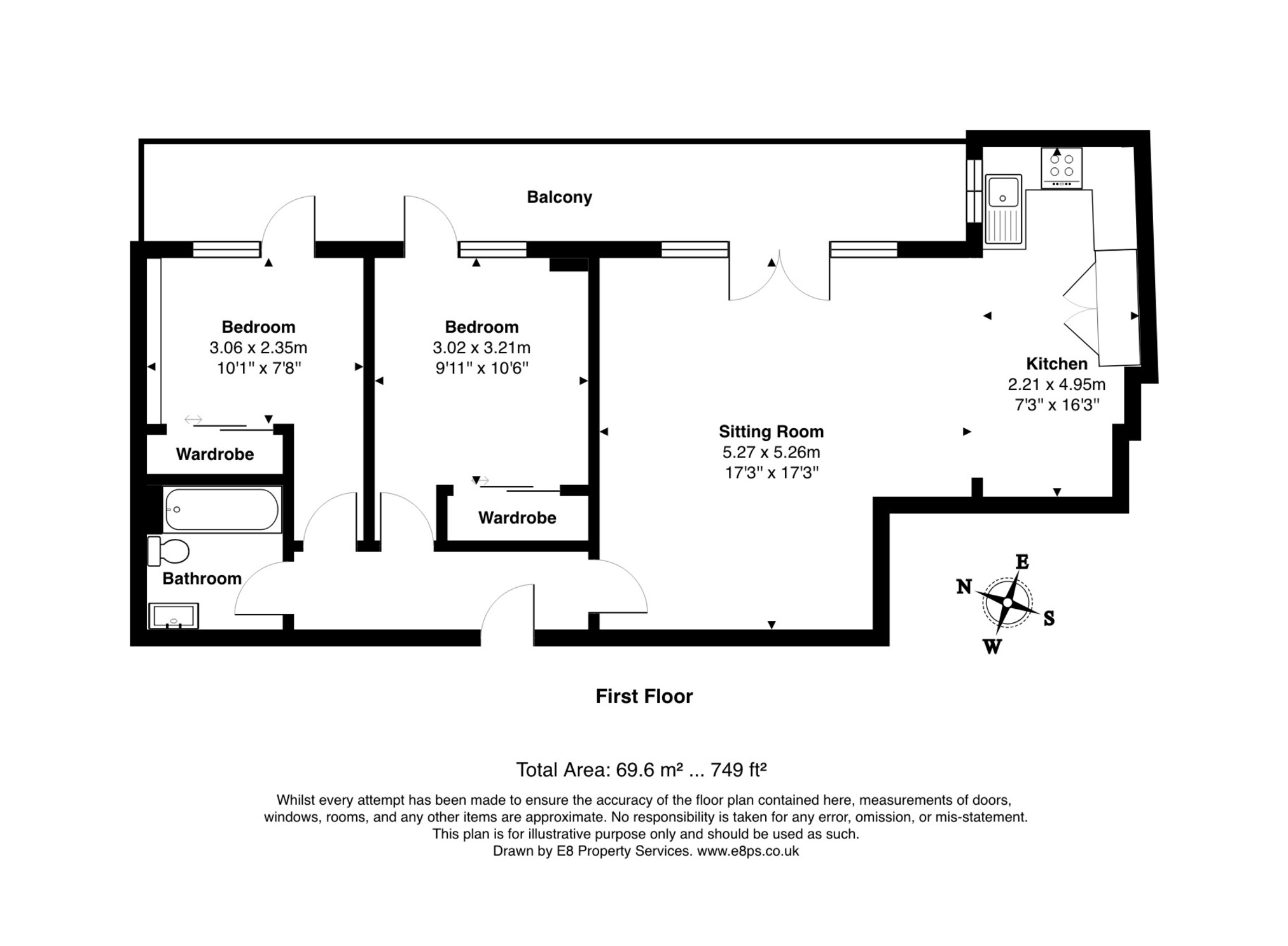 2 Bedrooms Flat to rent in Stert Street, Abingdon OX14