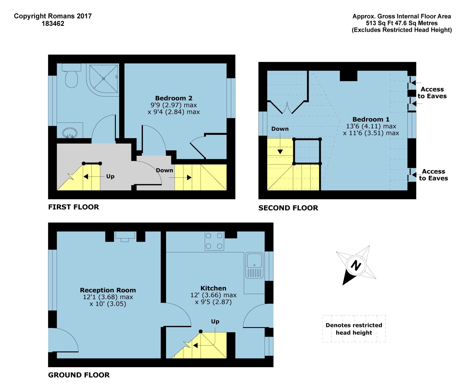 2 Bedrooms End terrace house for sale in Rose Court, Wokingham, Berkshire RG40