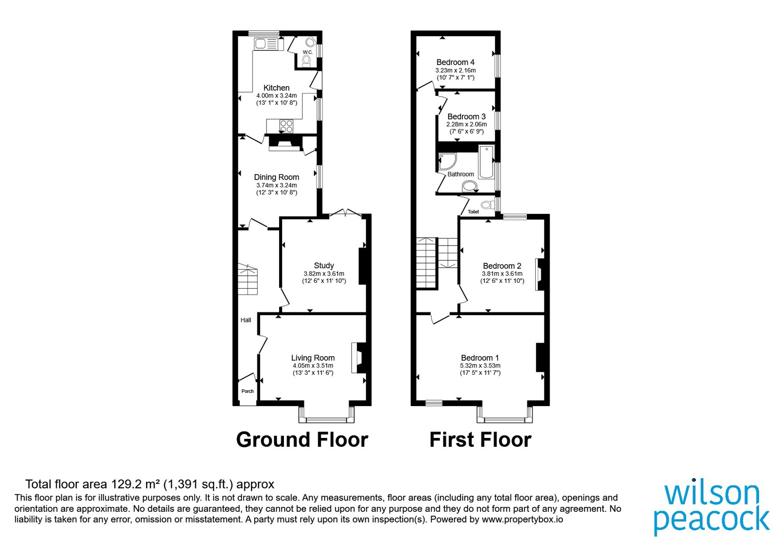 66, Spenser Road, Bedfordshire floorplan