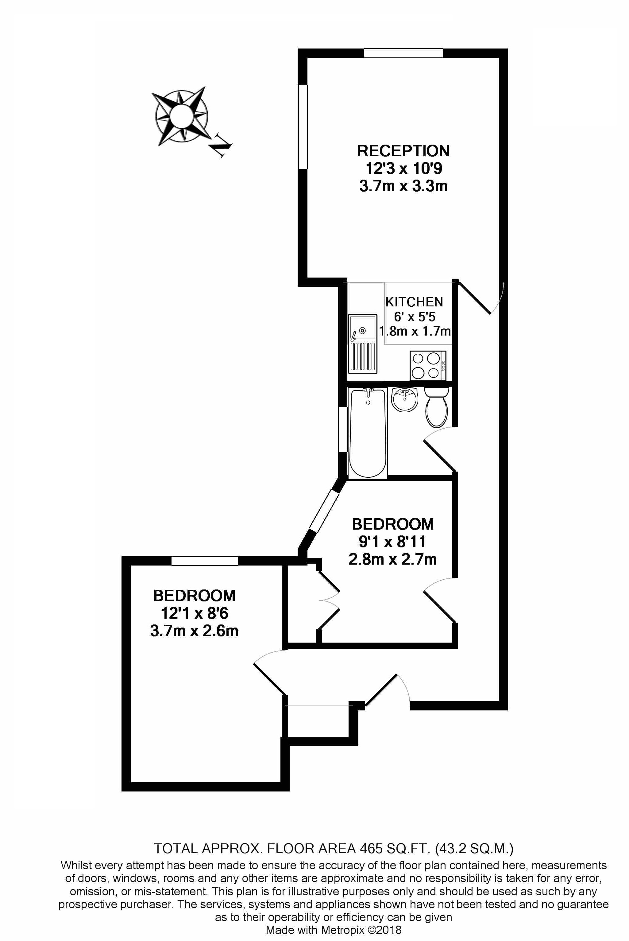 2 Bedrooms Flat for sale in Shirland Road, London W9