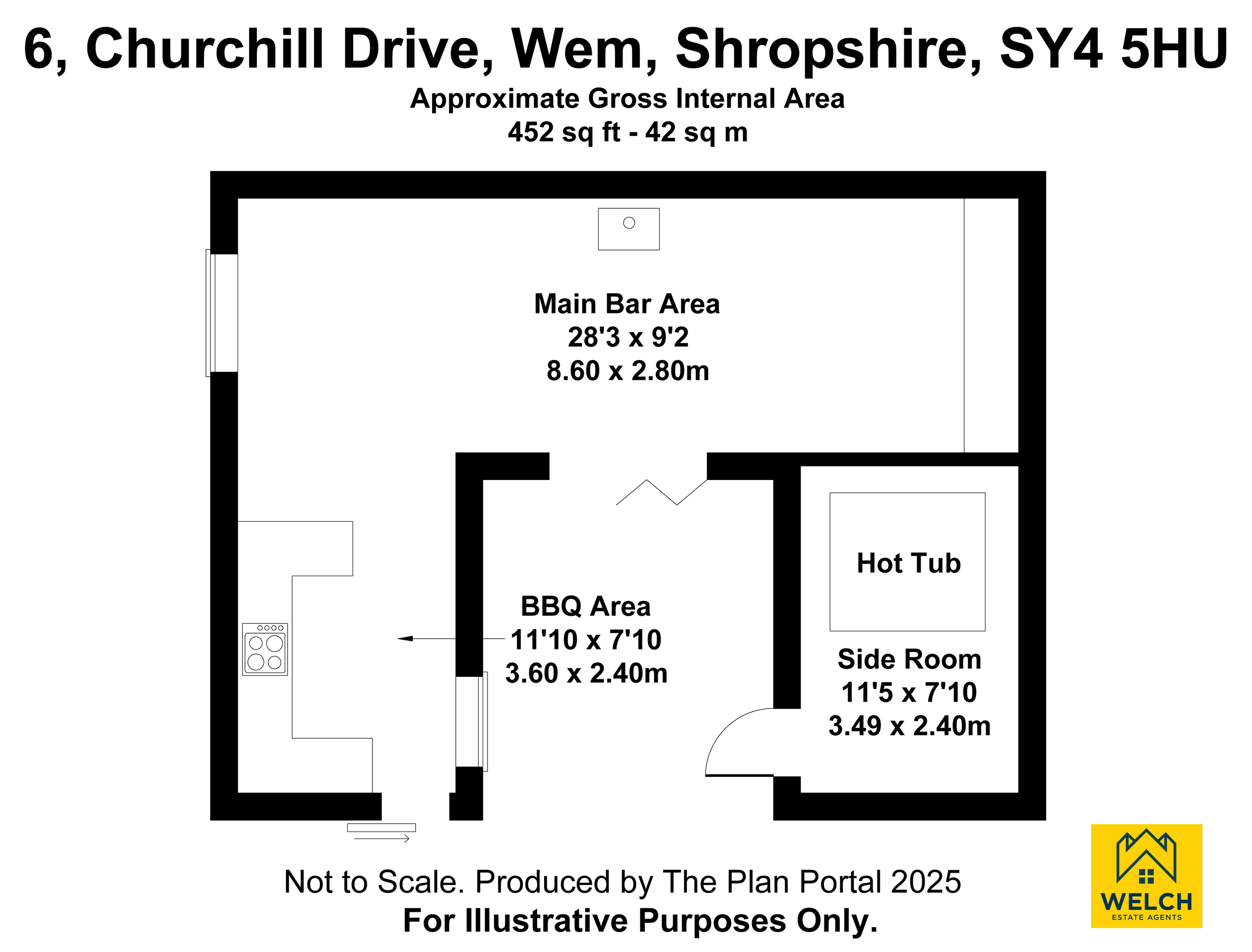 6 Churchill Drive, Shrewsbury floorplan