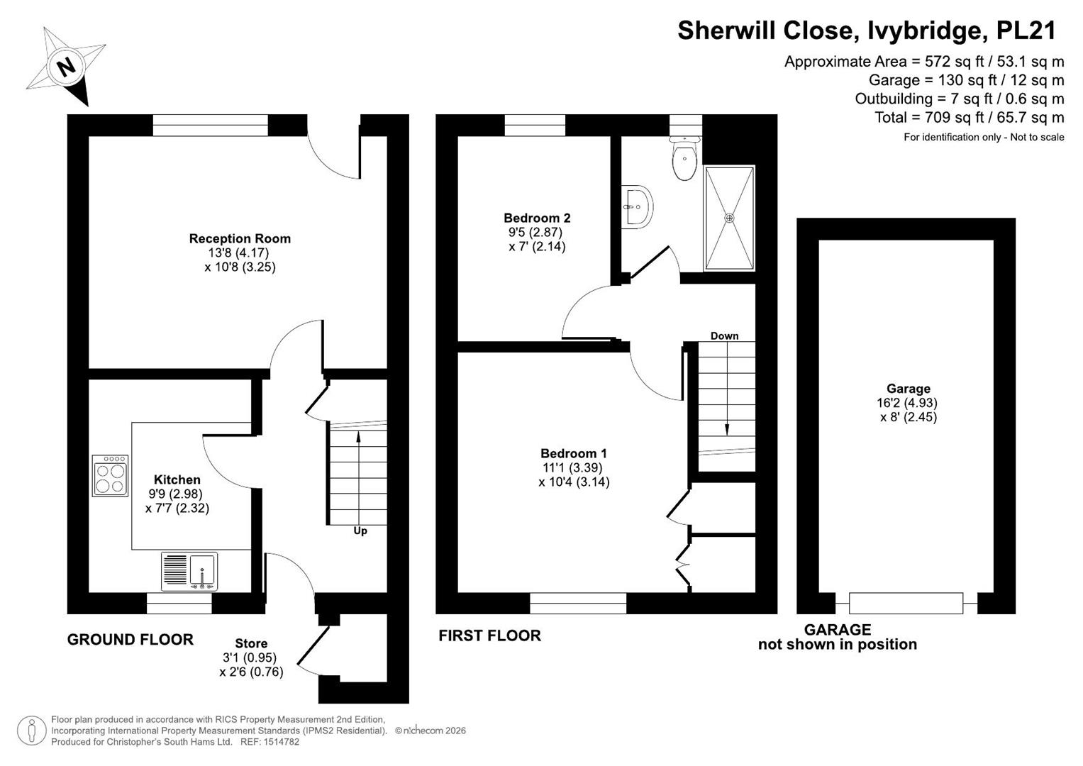 3, Sherwill Close, Ivybridge floorplan