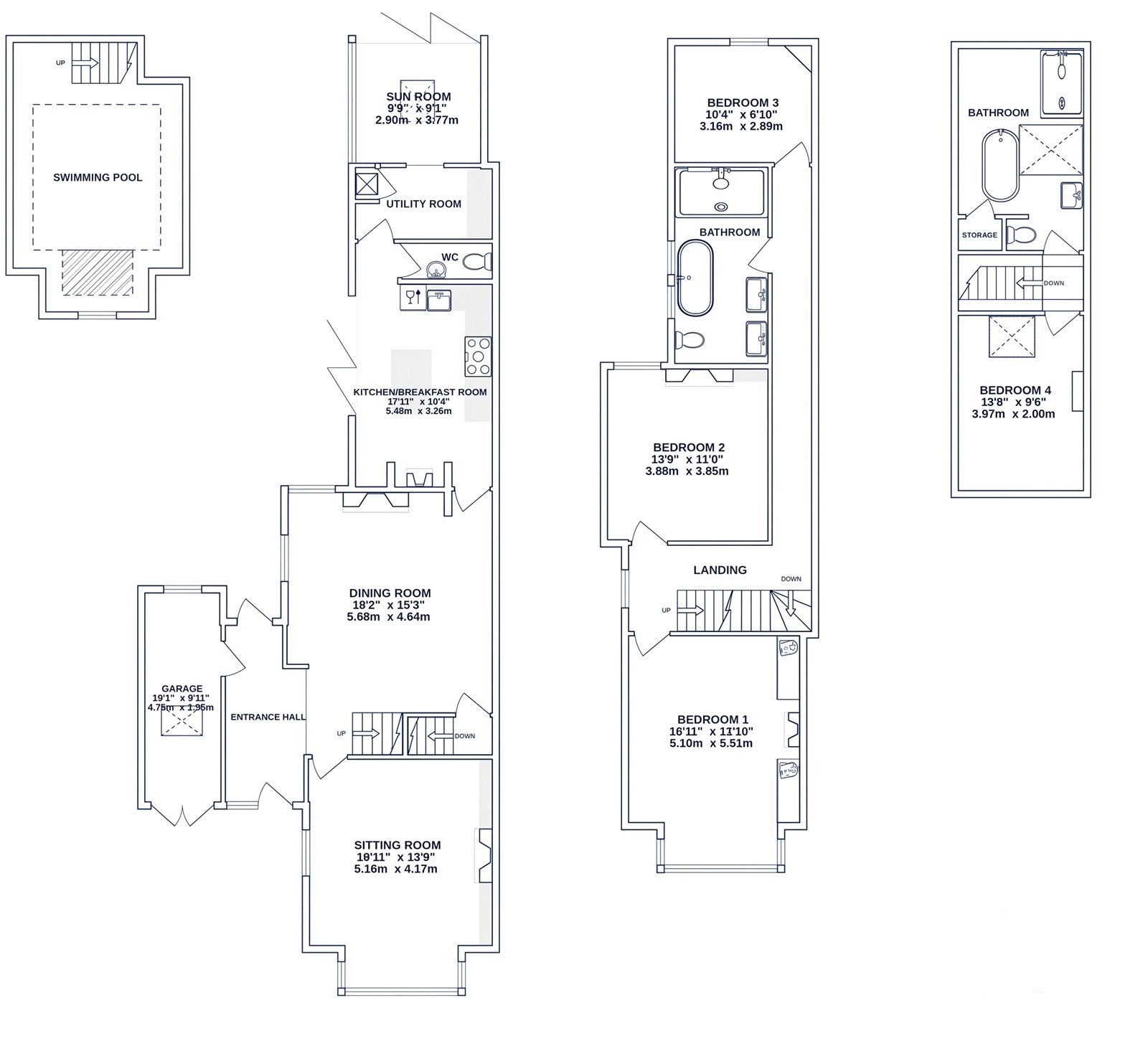 159, Whitecross Road, Herefordshire floorplan