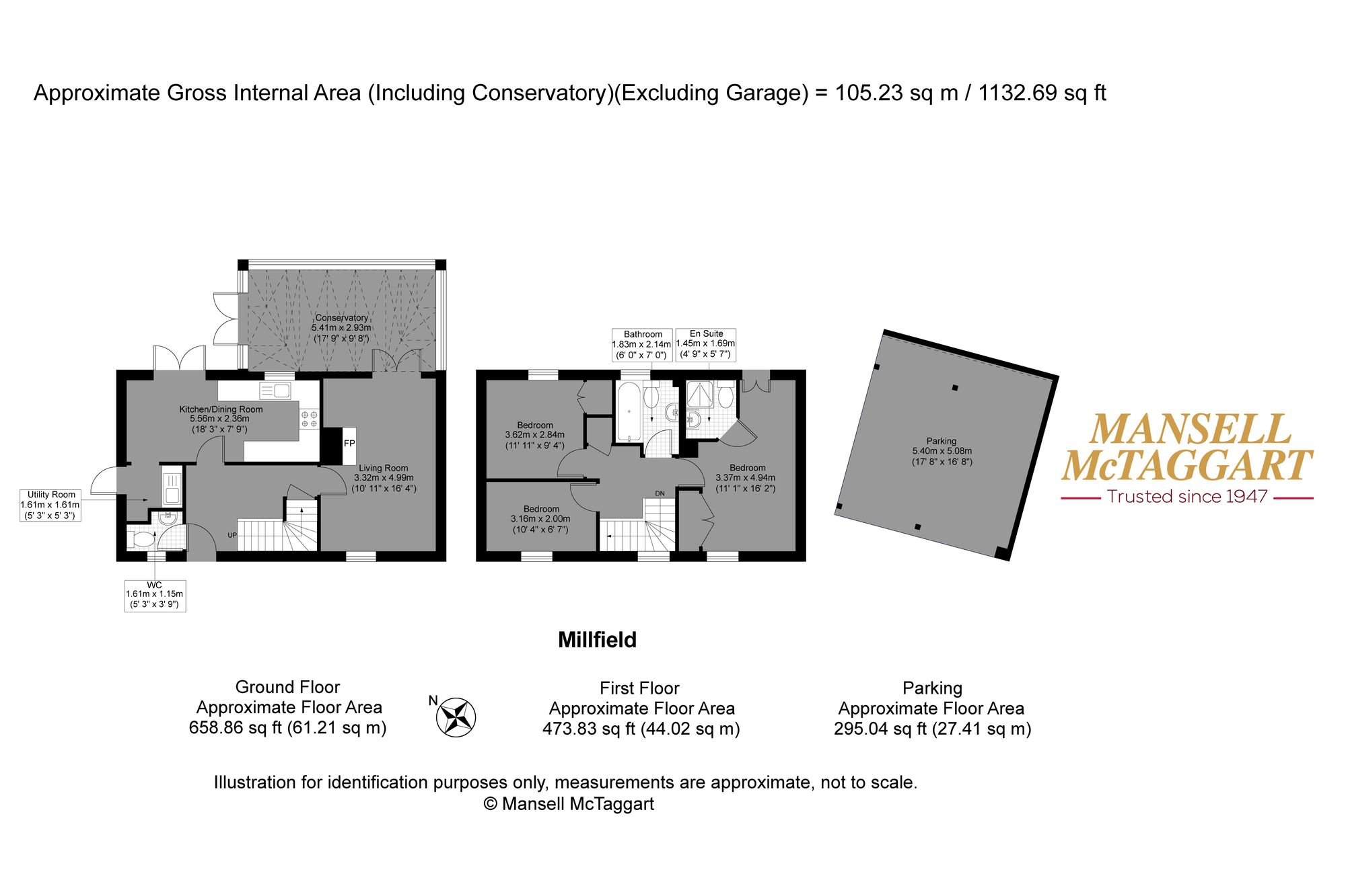5 Millfield The Street, Steyning floorplan