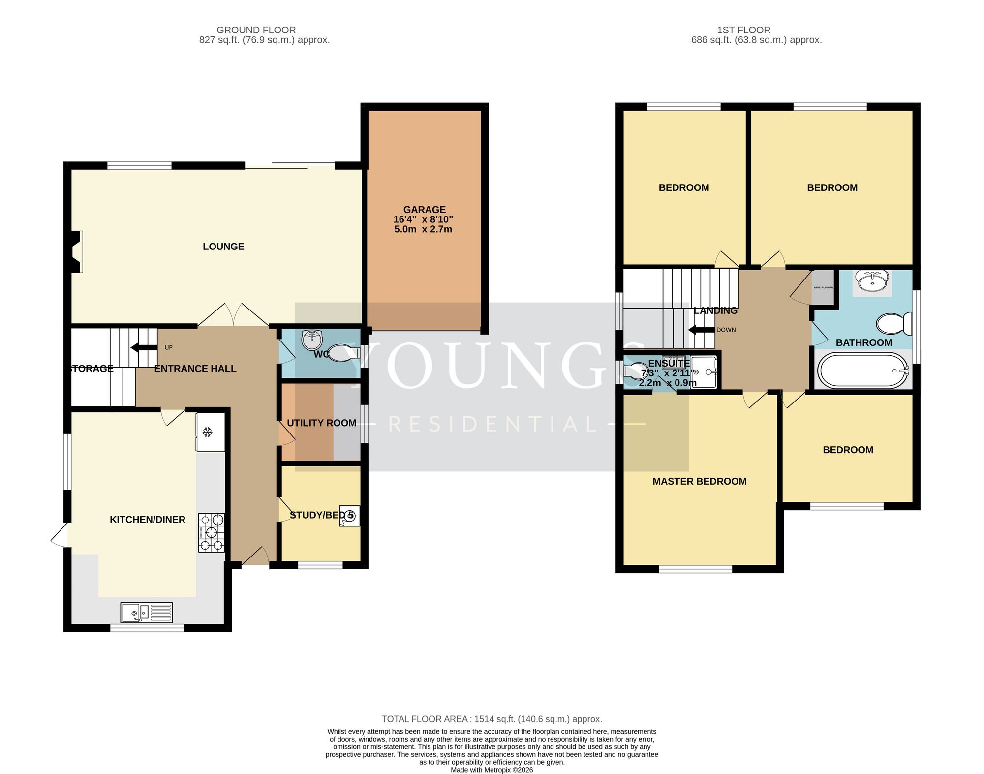 1 Beecroft Crescent, Canvey Island floorplan