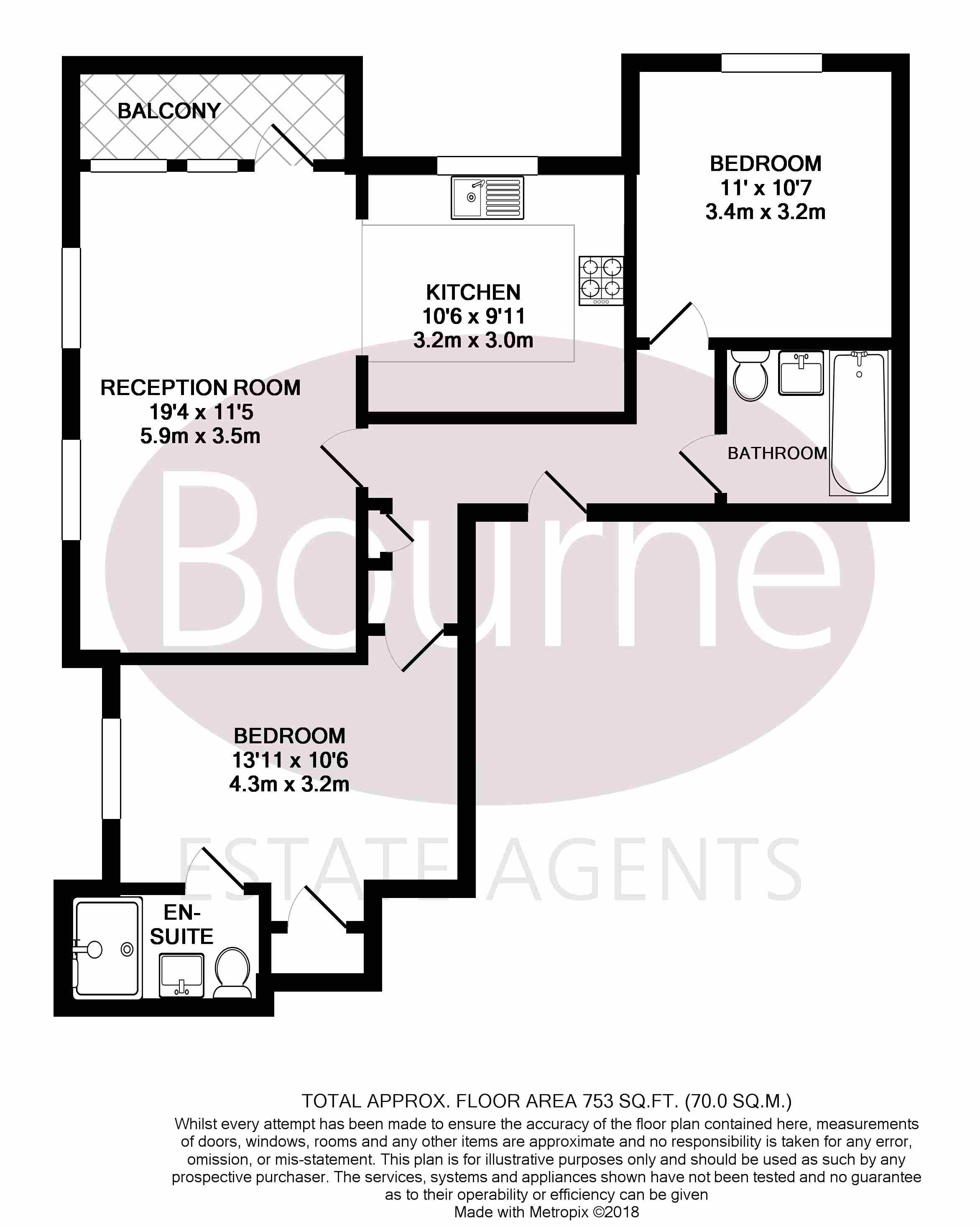 2 Bedrooms Flat for sale in Reed Street, Woking GU22