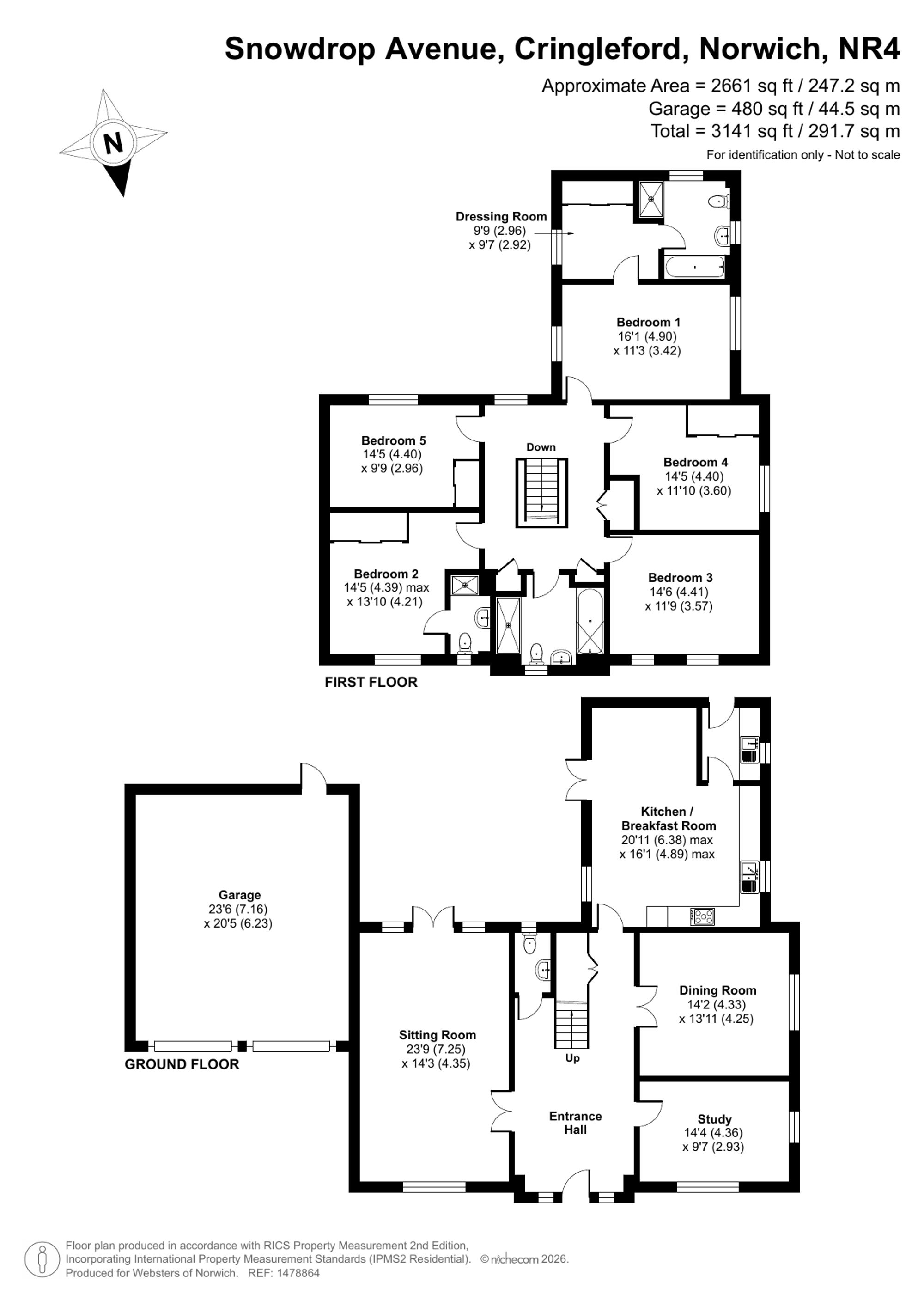 2 Snowdrop Avenue, Norwich floorplan