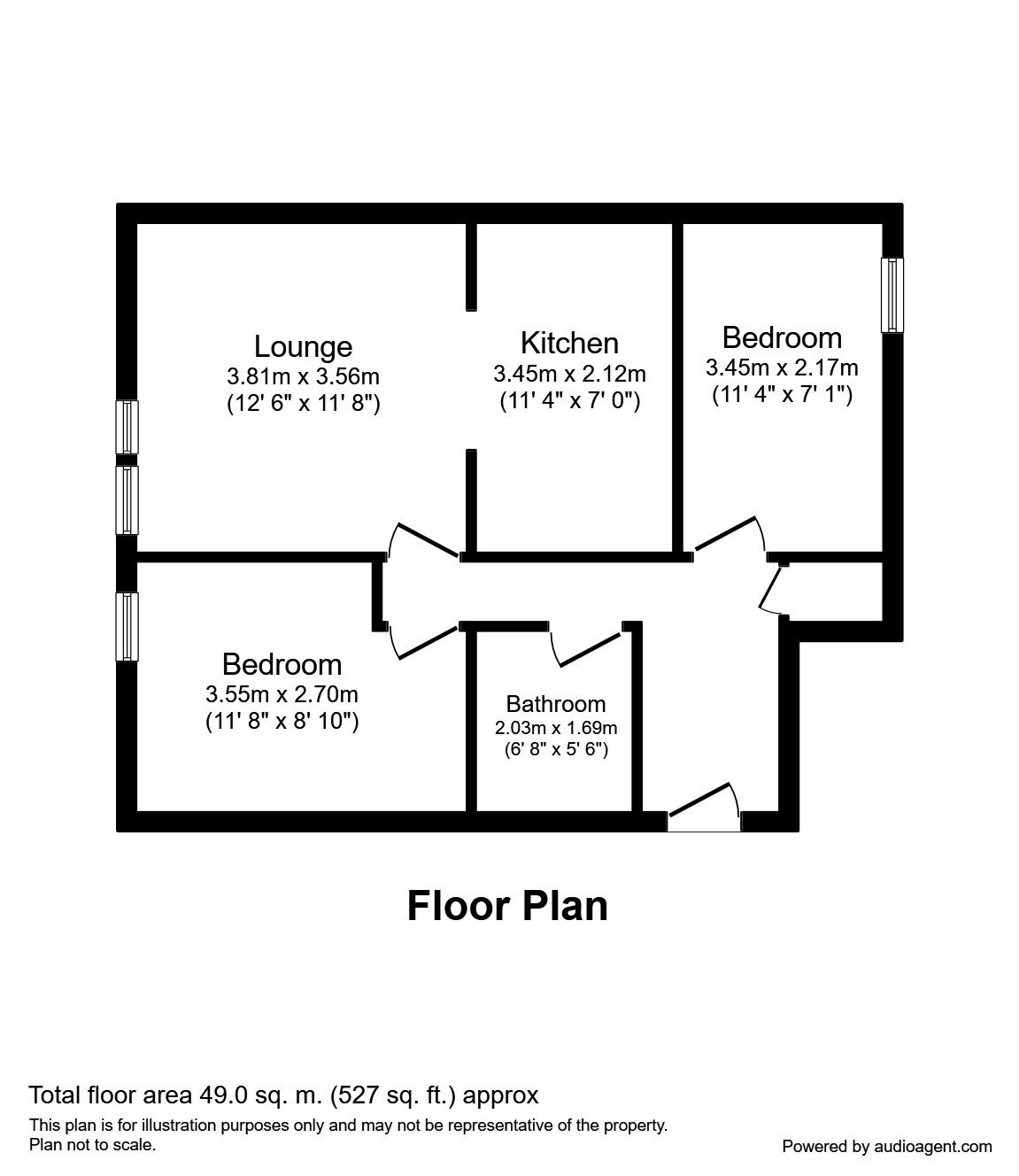 2 Bedrooms Flat to rent in Broad O Th Lane, Shevington, Wigan WN6