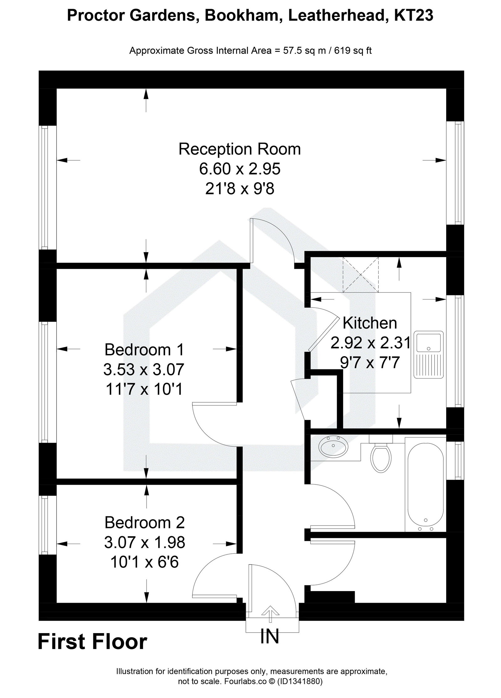 Proctor Gardens, Leatherhead floorplan