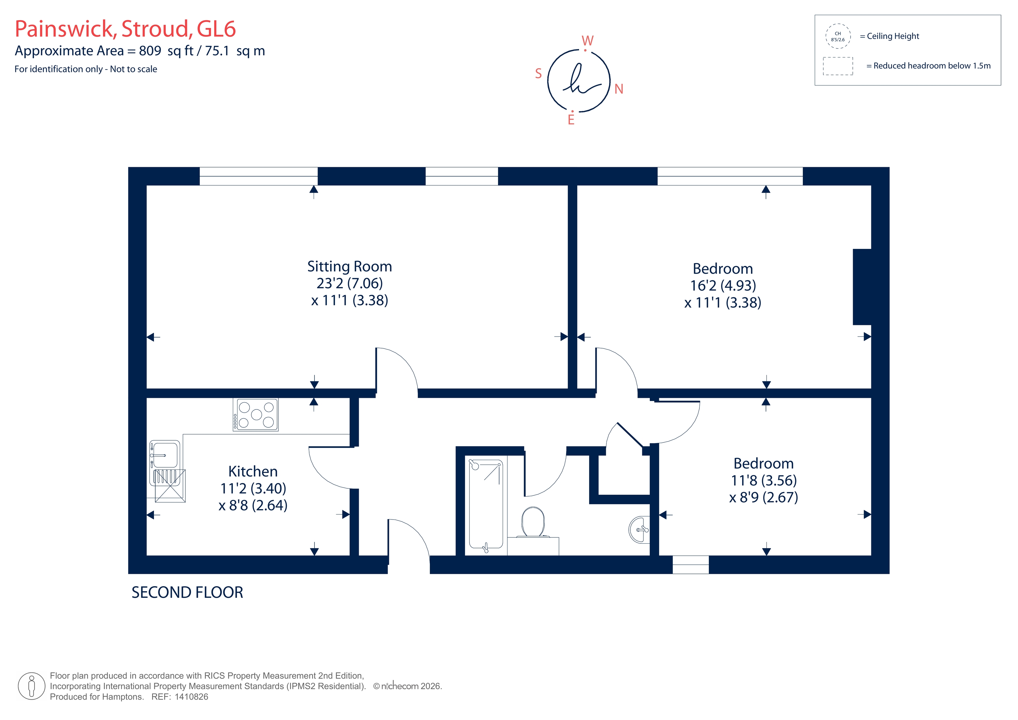 Flat 15, Gyde House, Gyde Road, Painswick, Stroud floorplan