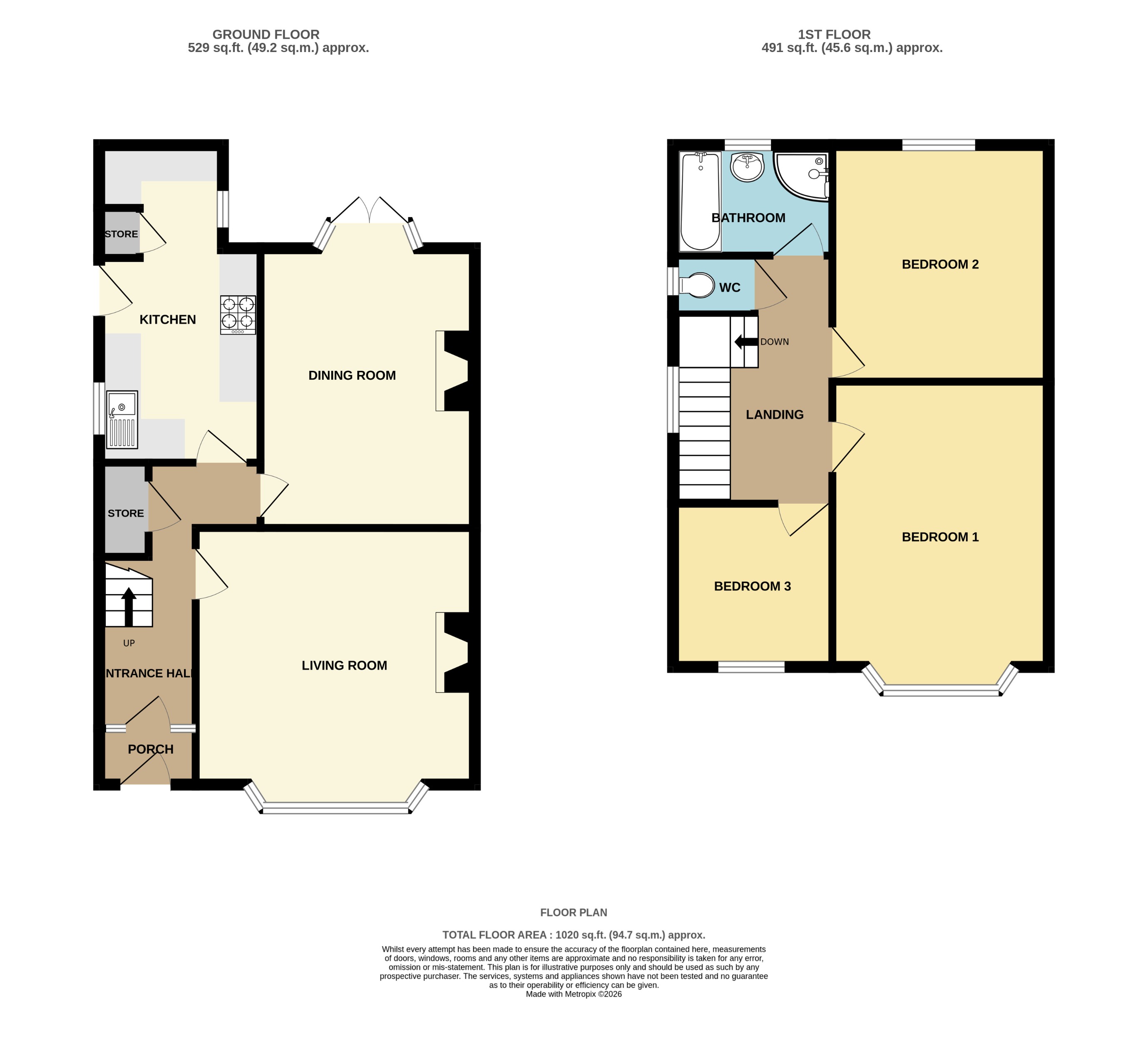 Bunkers Hill, Lincoln floorplan