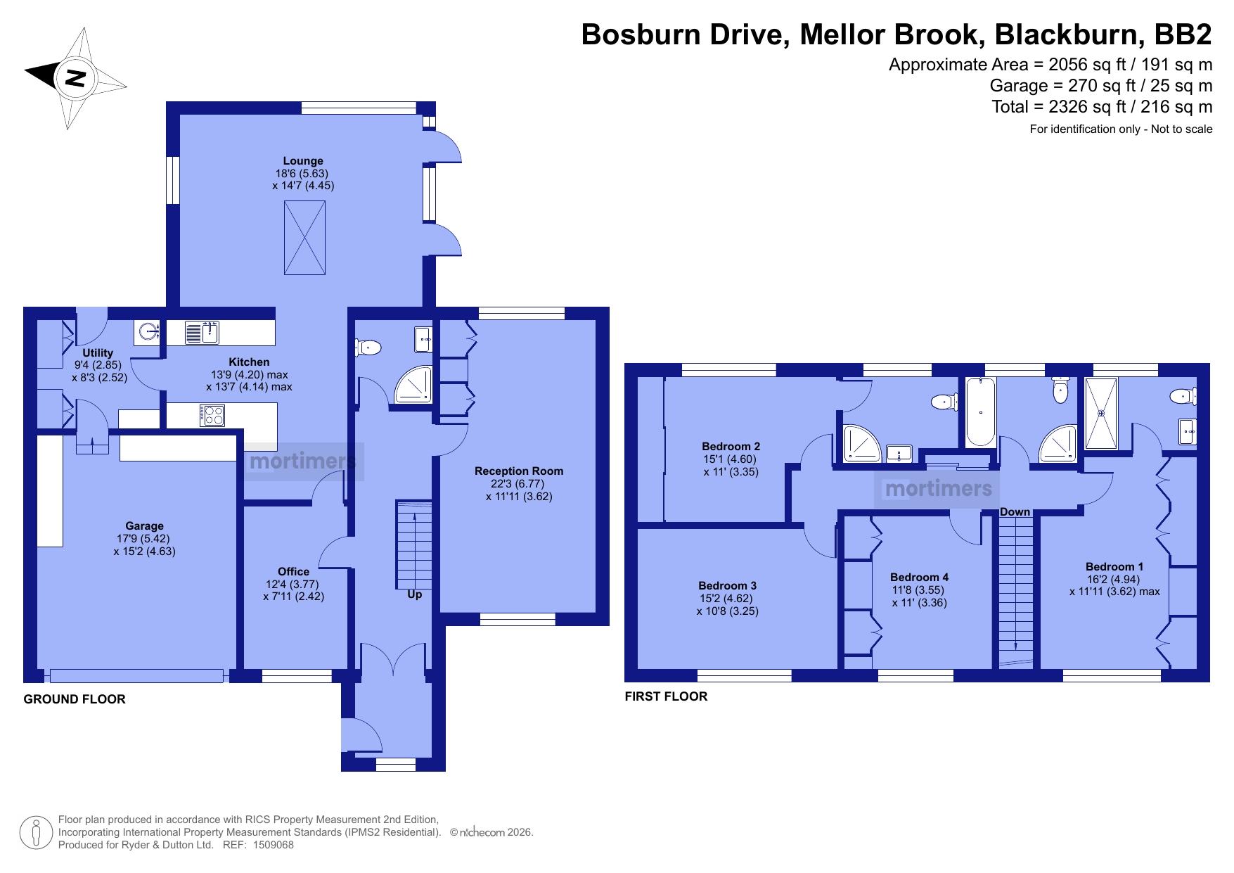 34, Bosburn Drive, Blackburn floorplan