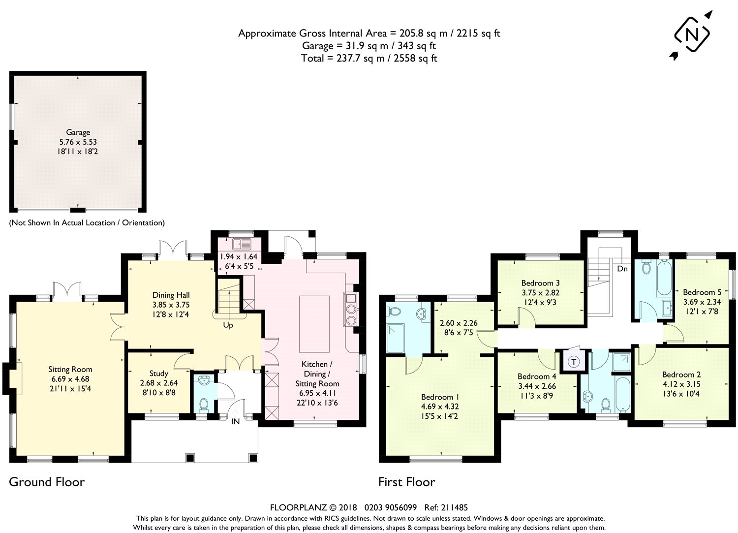 5 Bedrooms Detached house for sale in Oakhanger, Hampshire GU35