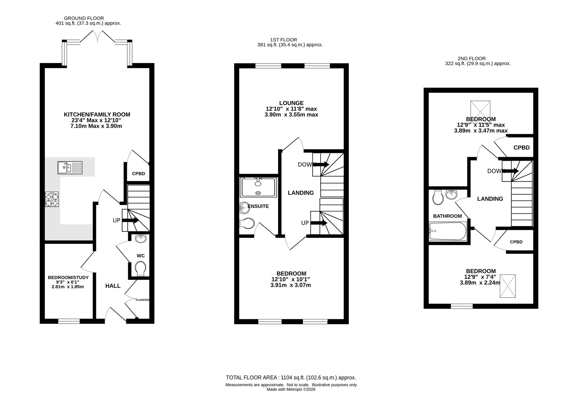 8 Smithy Brook Fold, High Peak floorplan