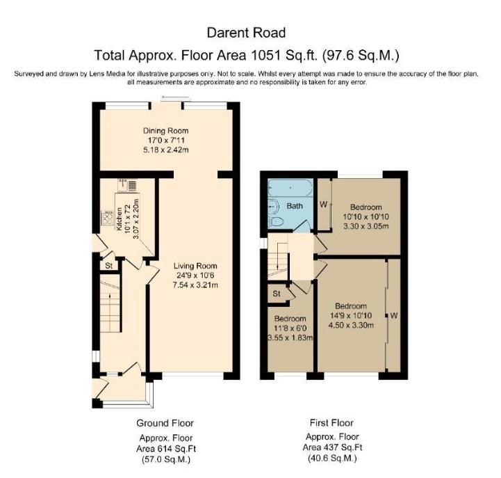 1, Darent Road, St. Helens floorplan