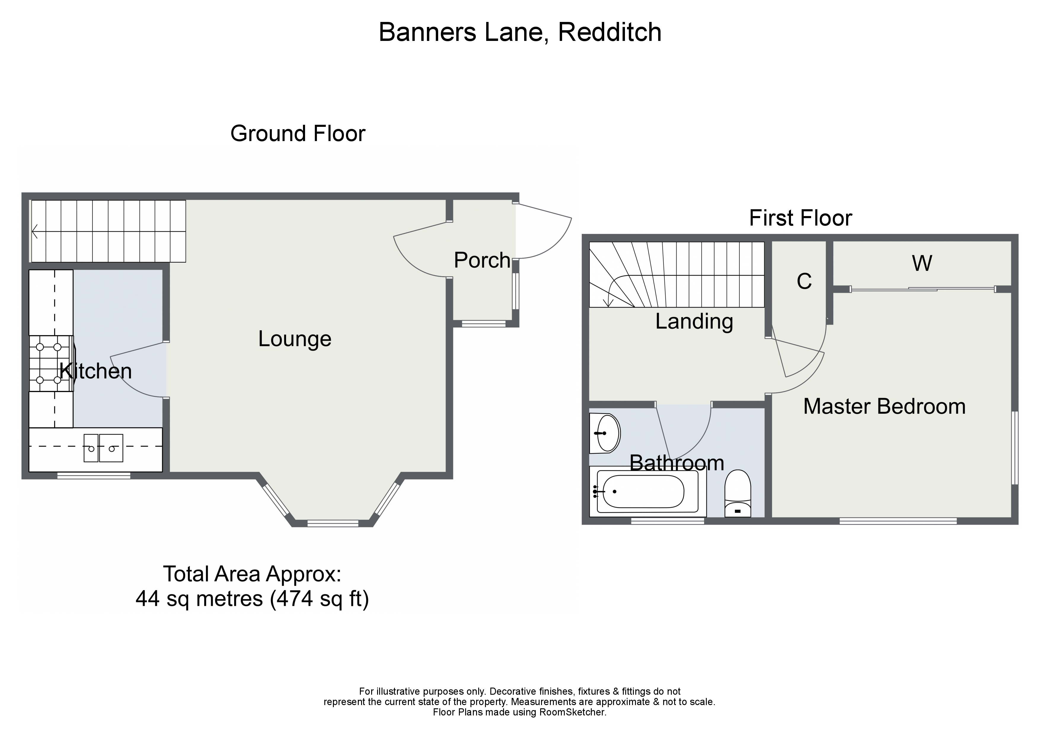 Banners Lane, Crabbs Cross, Redditch B97, 1 bedroom semidetached house