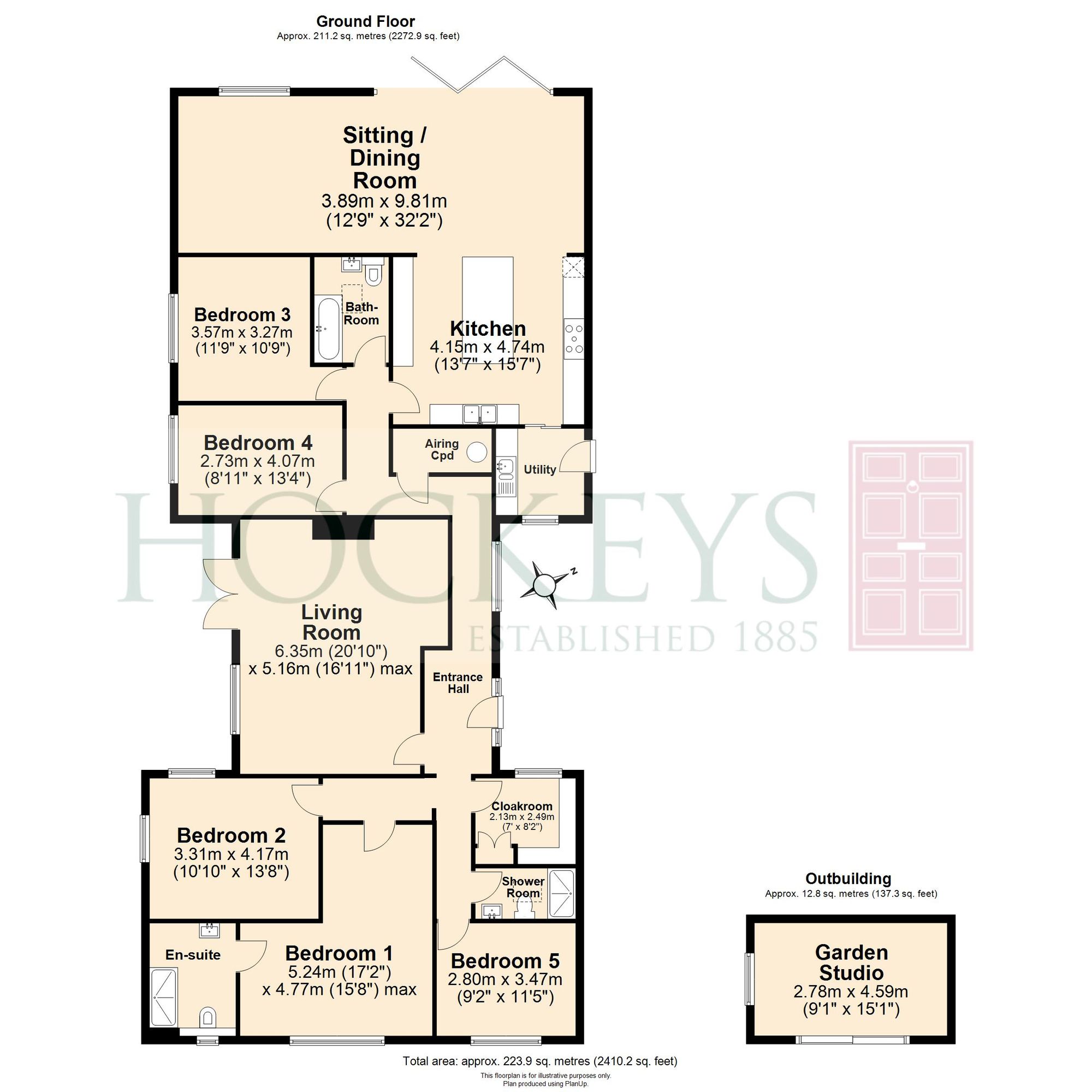 19 Coles Lane, Cambridge floorplan