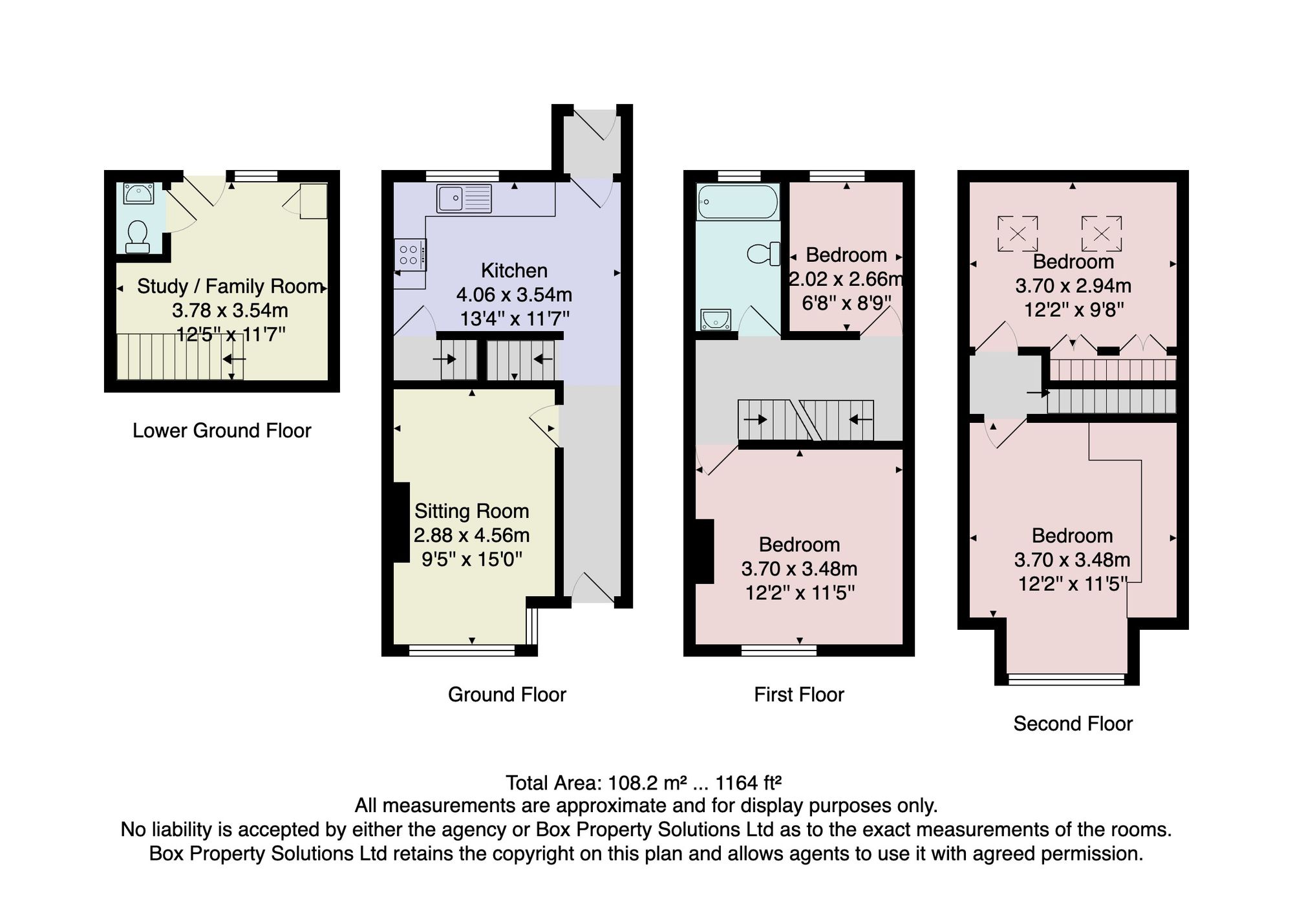 33 College Road, Harrogate floorplan