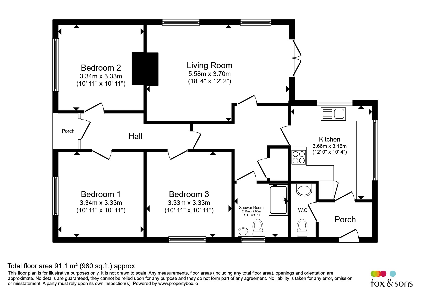 220, Fair Oak Road, Eastleigh floorplan