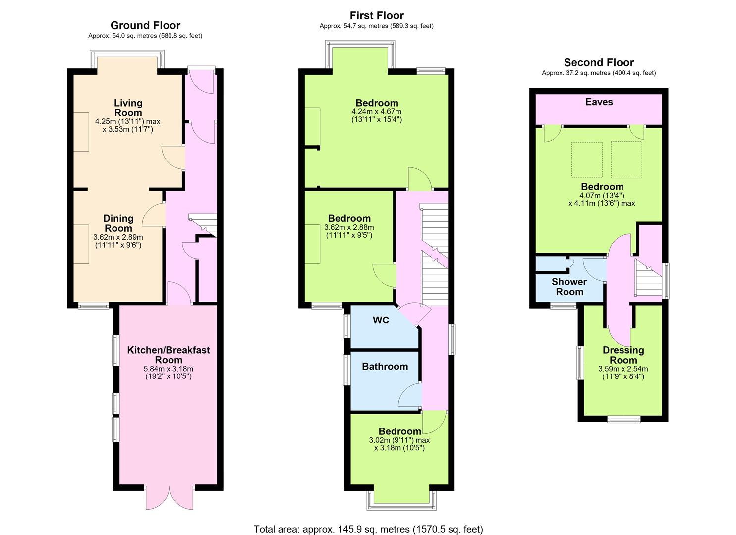 147, Pavilion Road, Worthing floorplan