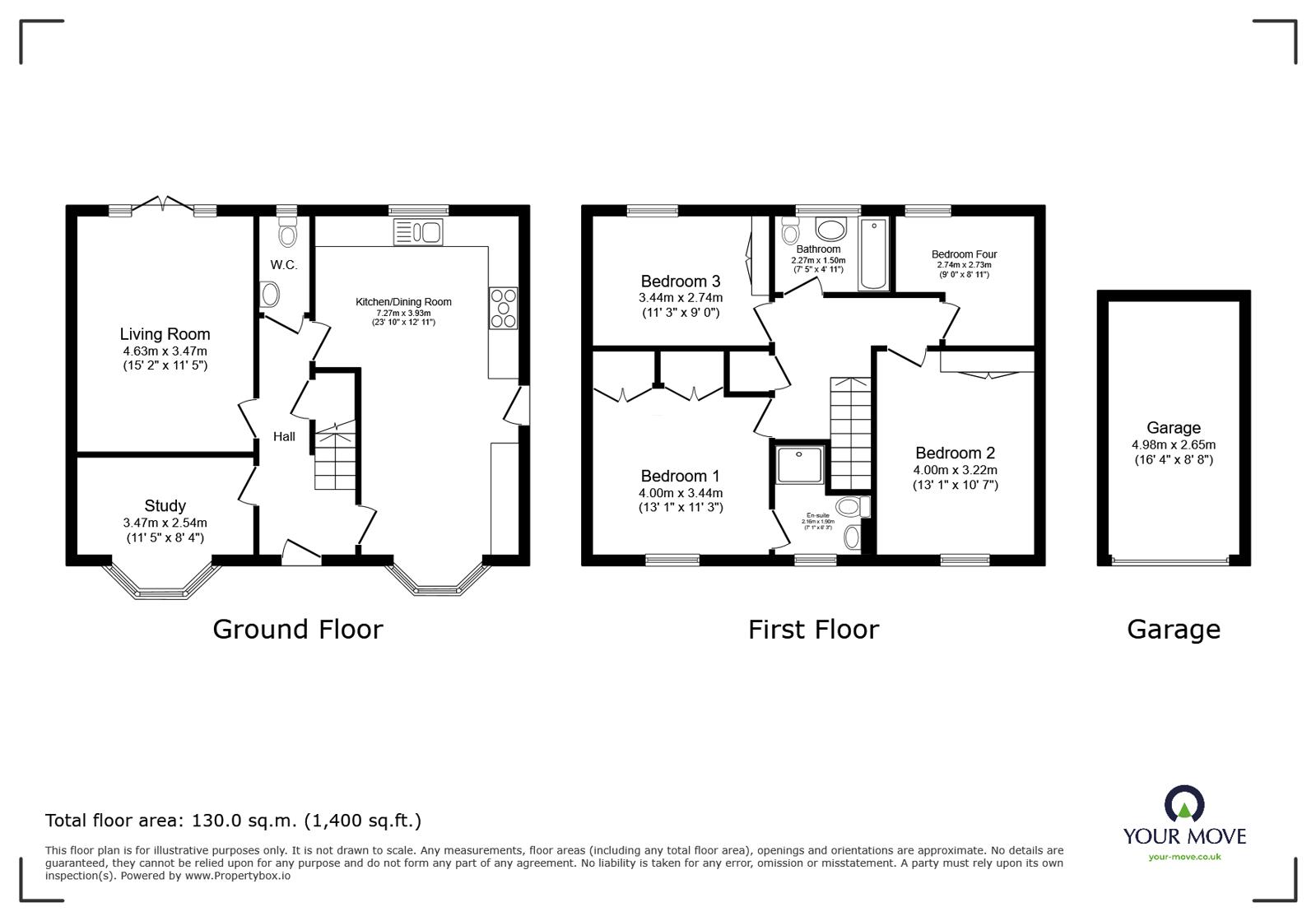 5, Murphy Drive, Coalville floorplan