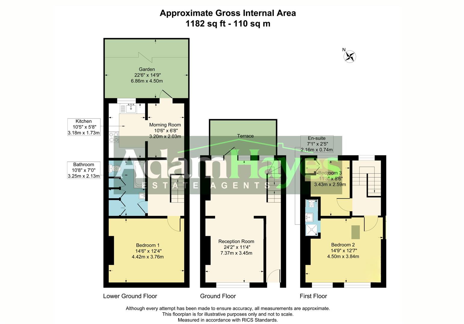 13, Trinity Road, London floorplan
