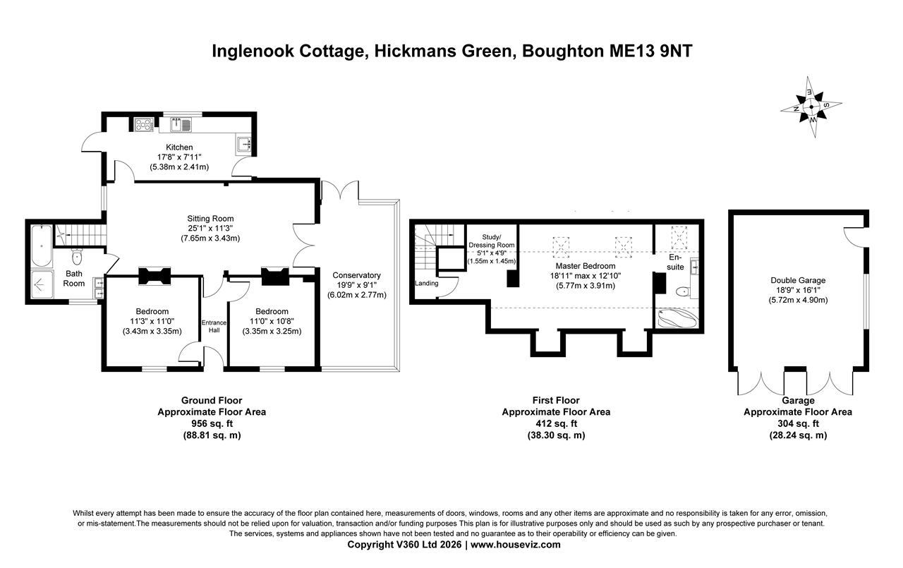 Inglenook Cottage, Boughton-under-Blean floorplan