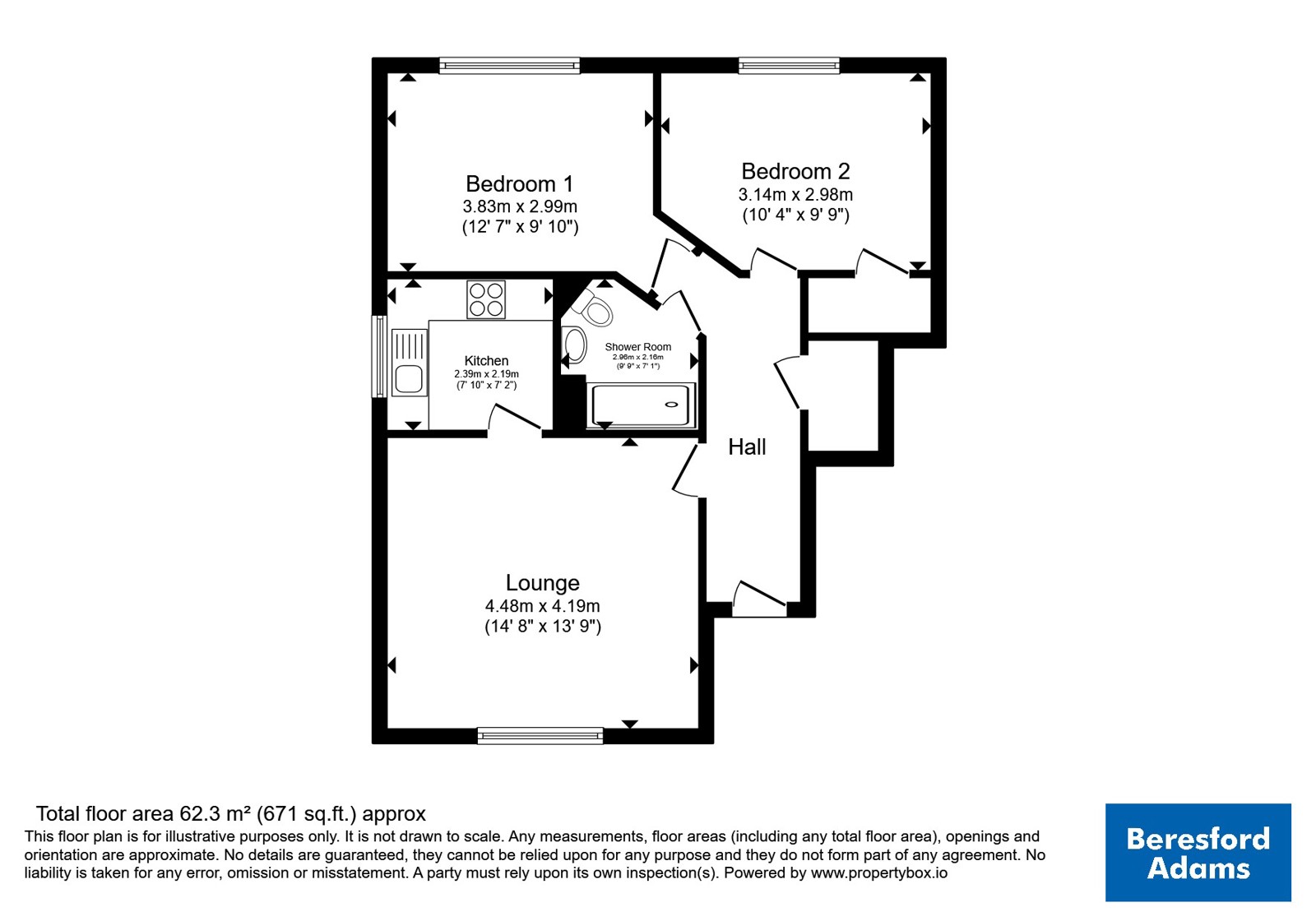 38, Chesterton Court, Cheshire floorplan