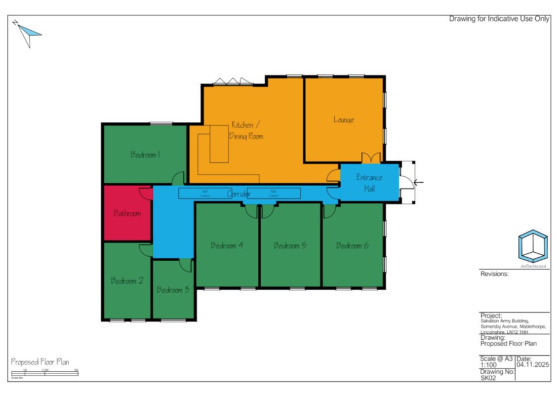Former Salvation Army, Somersby Avenue, Mablethorpe floorplan