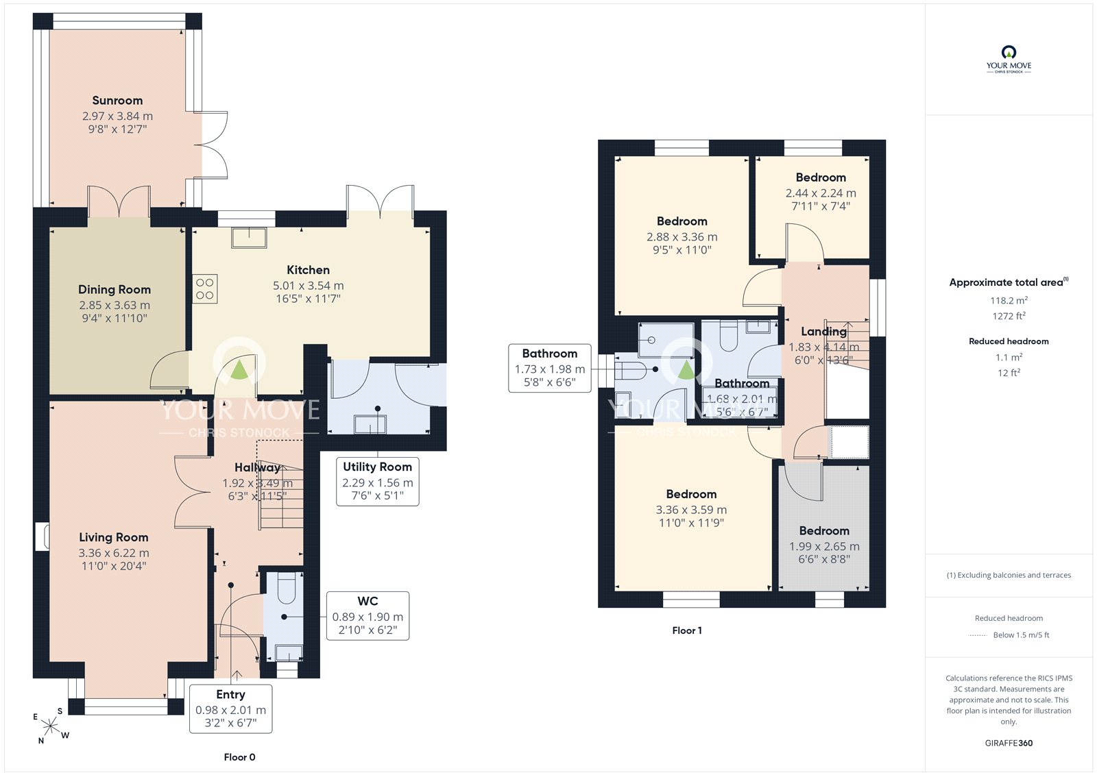 10, Orchard Rise, Tyne and Wear floorplan