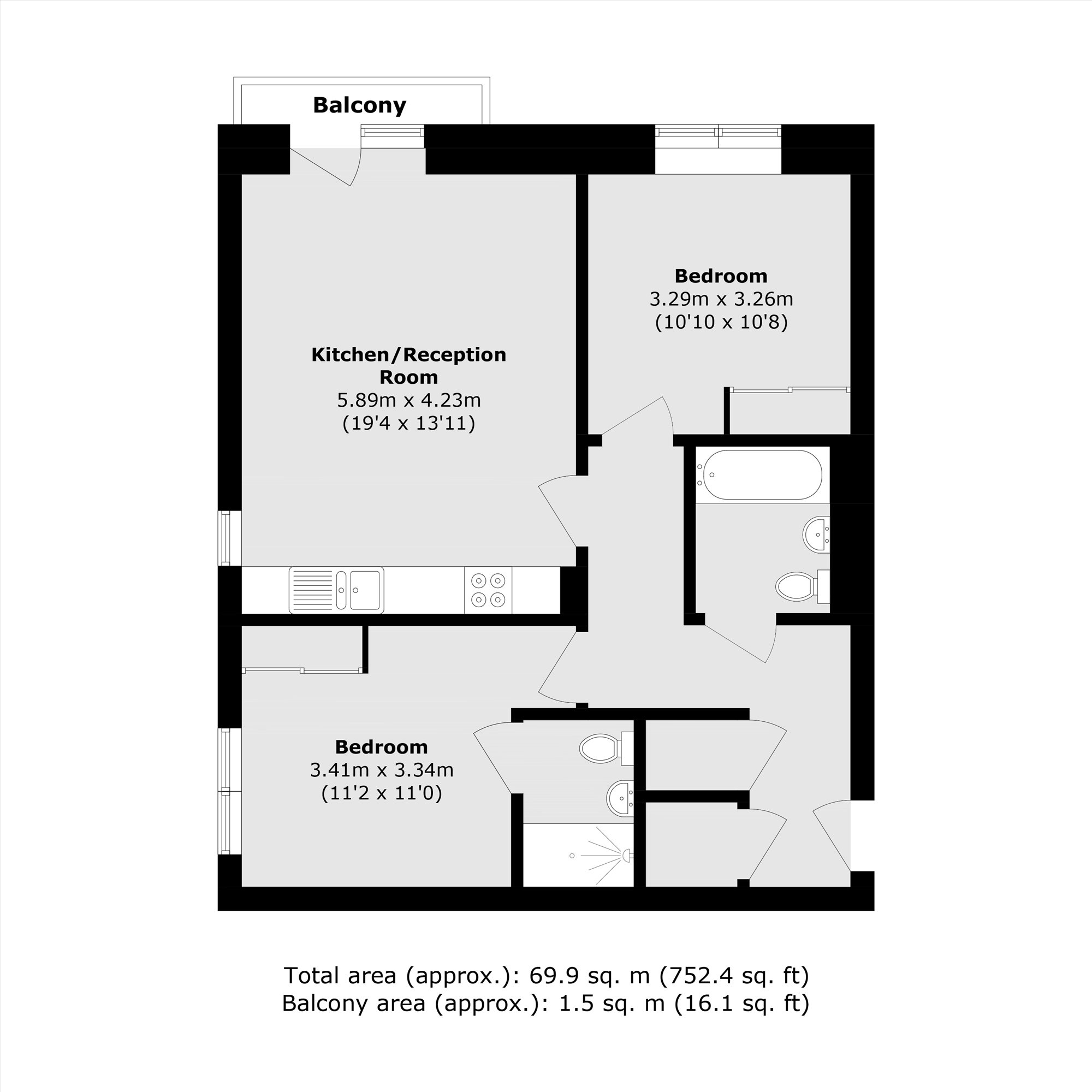 Chartfield Avenue, London floorplan