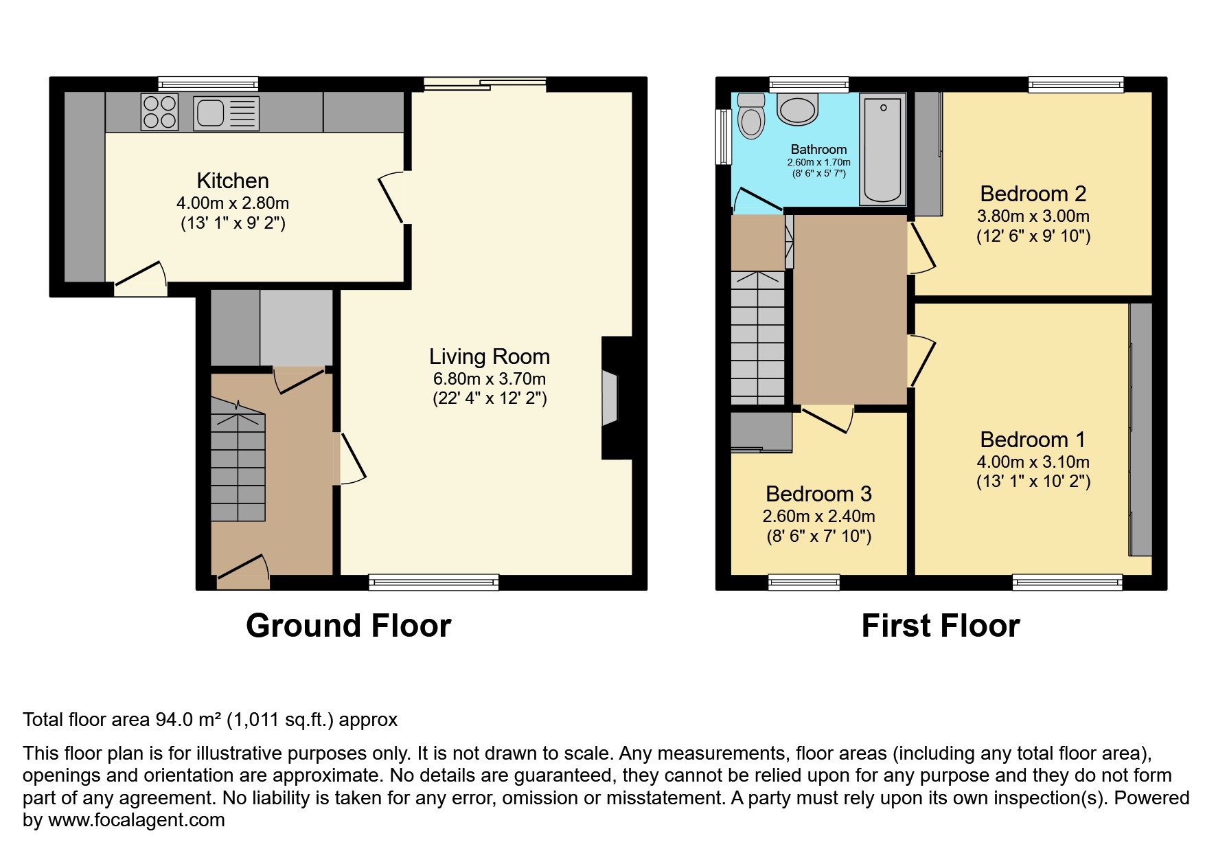 6, Milner Mount, Penrith floorplan