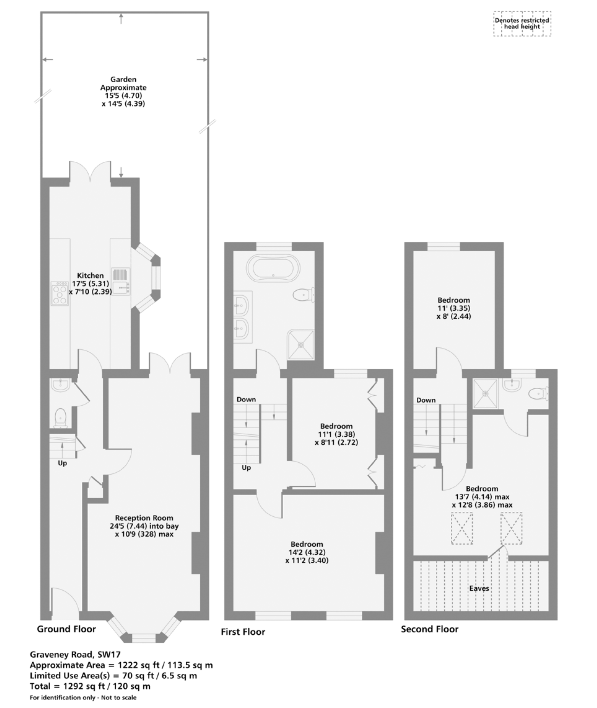 86, Graveney Road, London floorplan